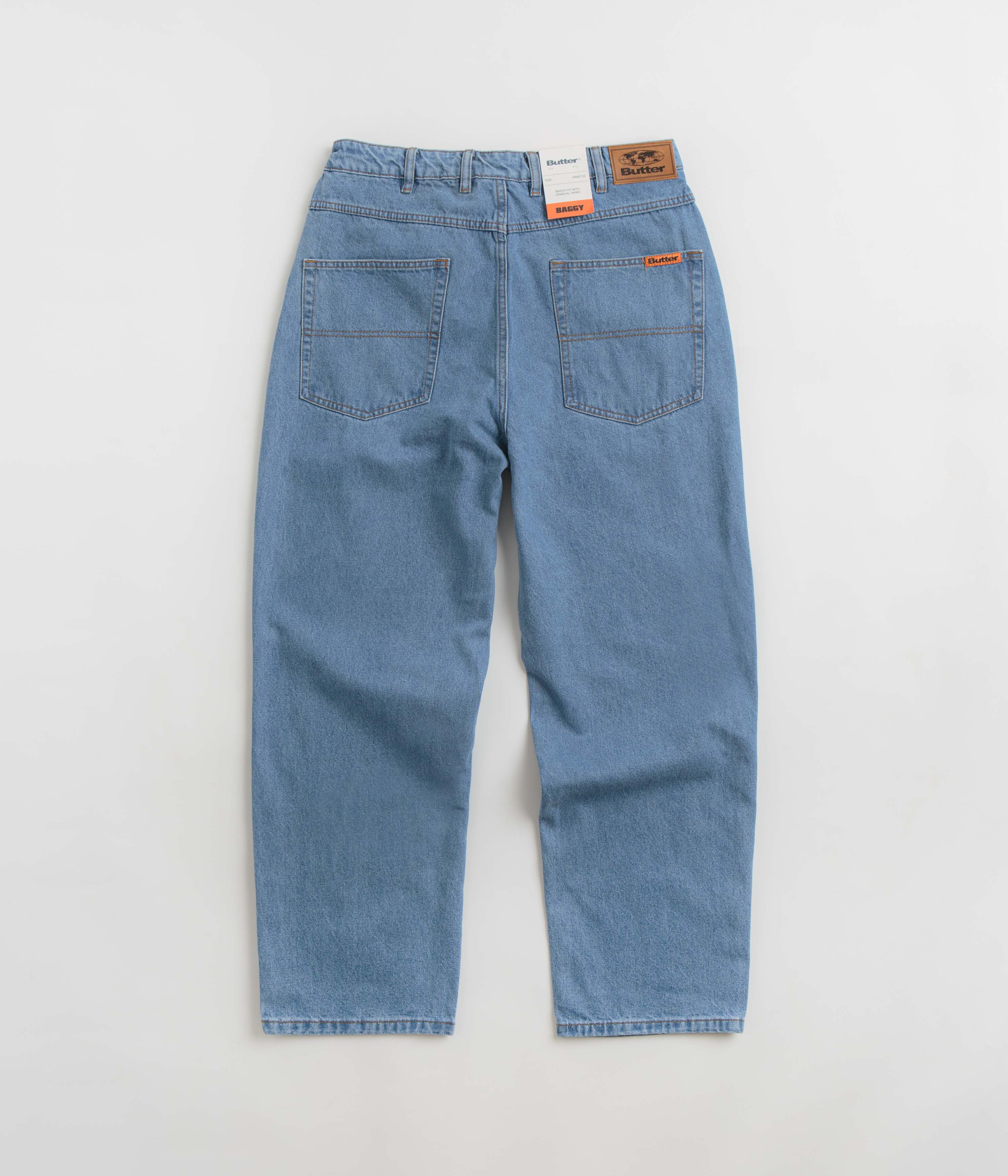 Butter Goods Washed Indigo Baggy Jeans - A Must-Have!