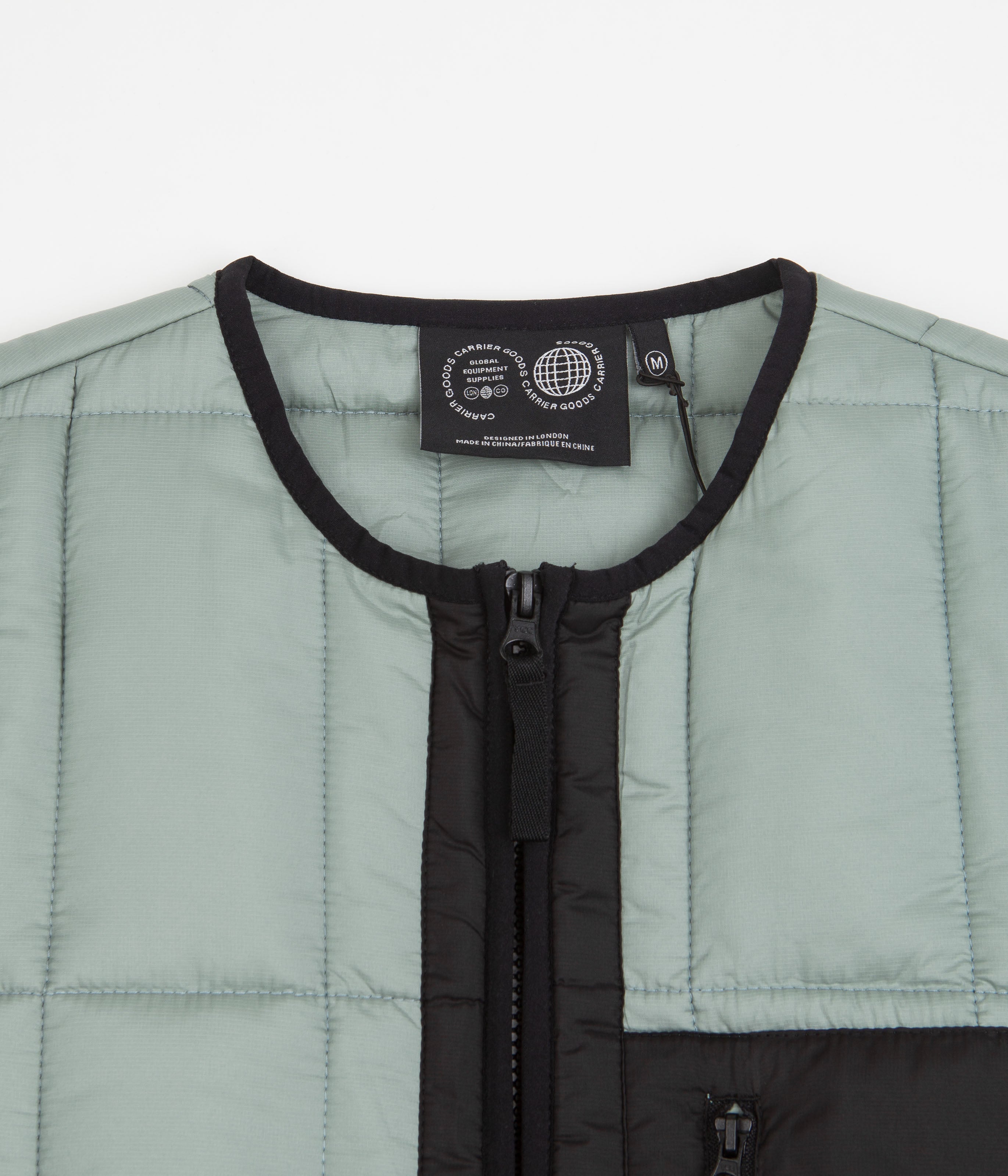 Carrier Goods Sage Quilted Zip-Through Jacket: An Outdoor Essential