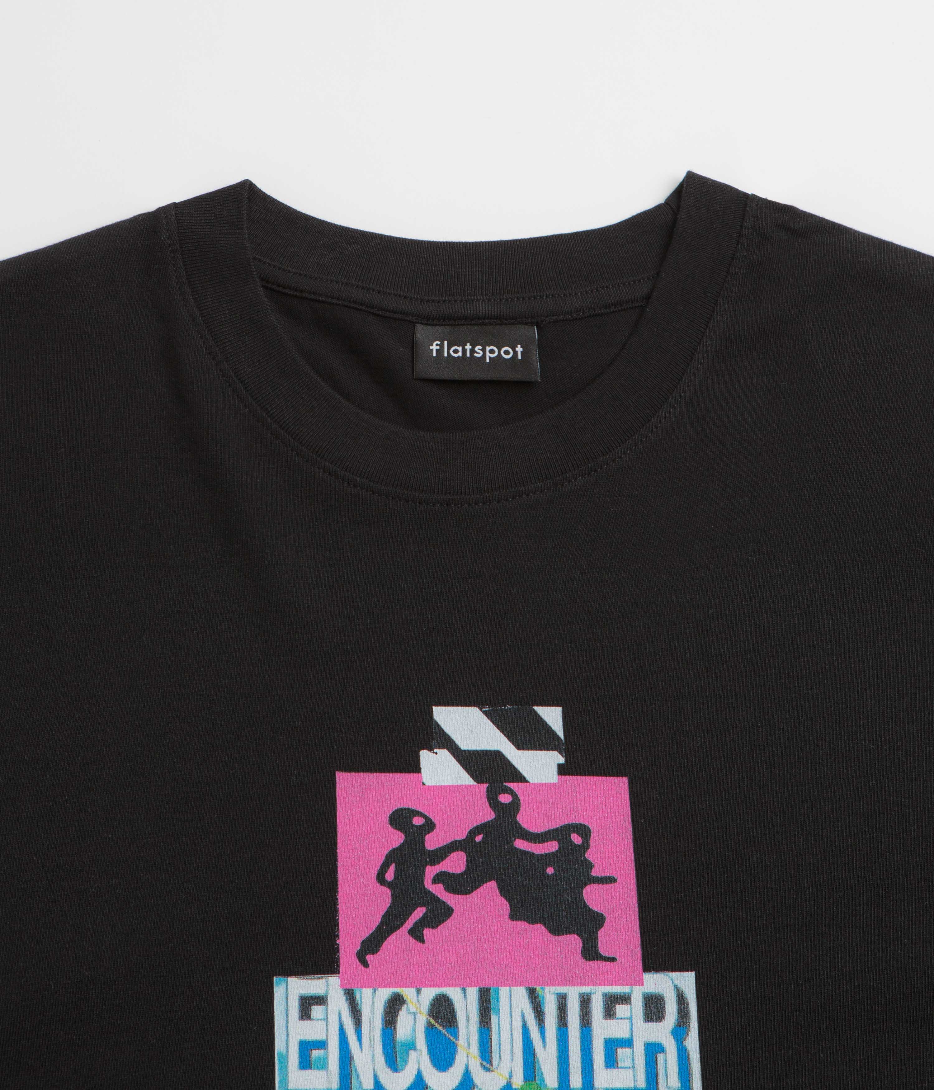 Stylish Flatspot Encounter Black T-Shirt - Grab Yours Now!