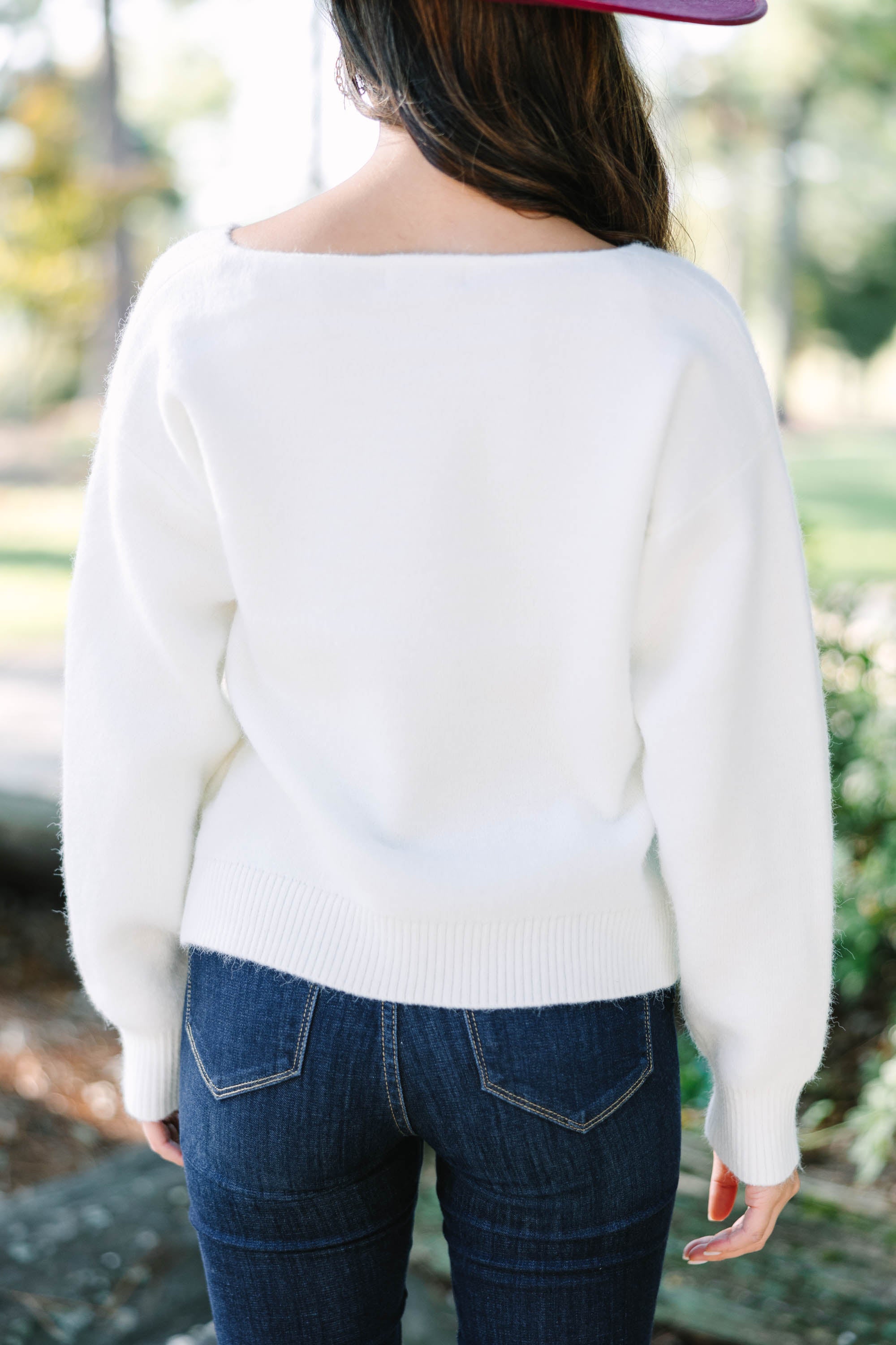 Gorgeous Ivory White Sweater for Your Best Self