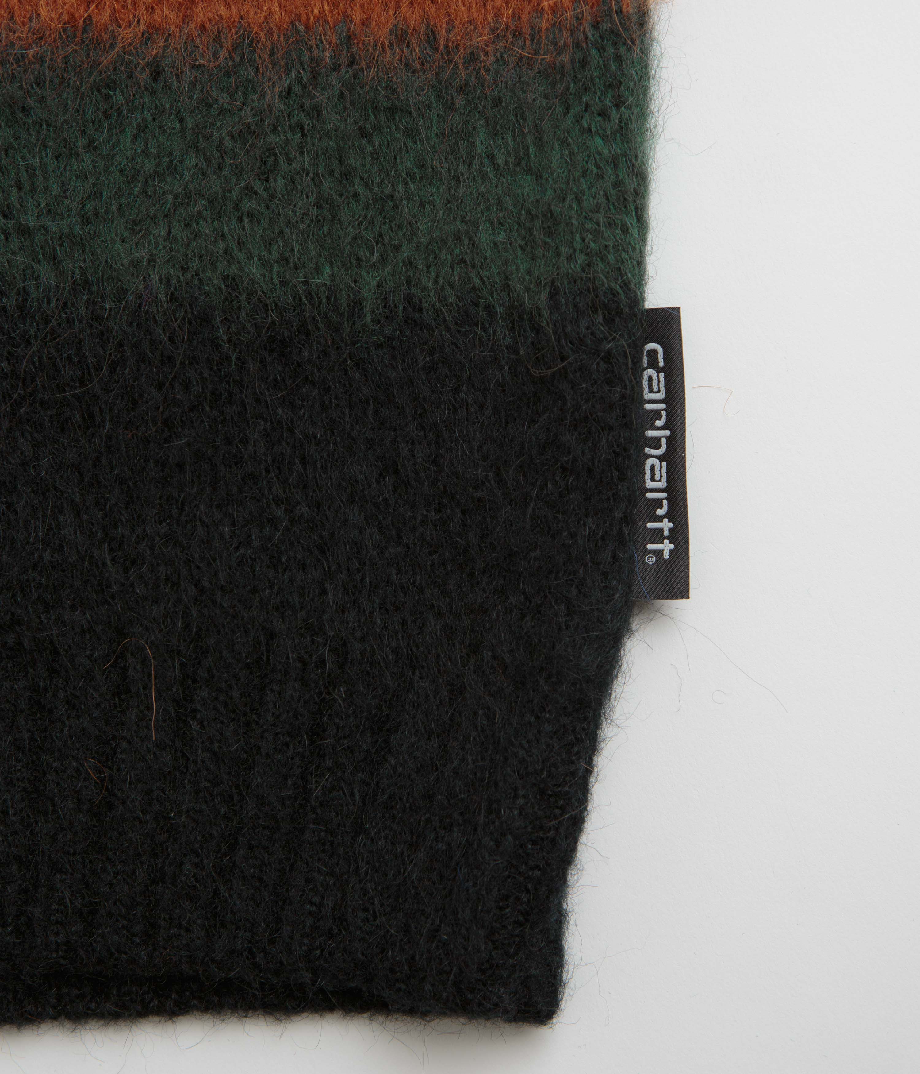 Carhartt Merton Crewneck Sweatshirt - Stunning Sundling Stripe in Deep Hamilton Brown