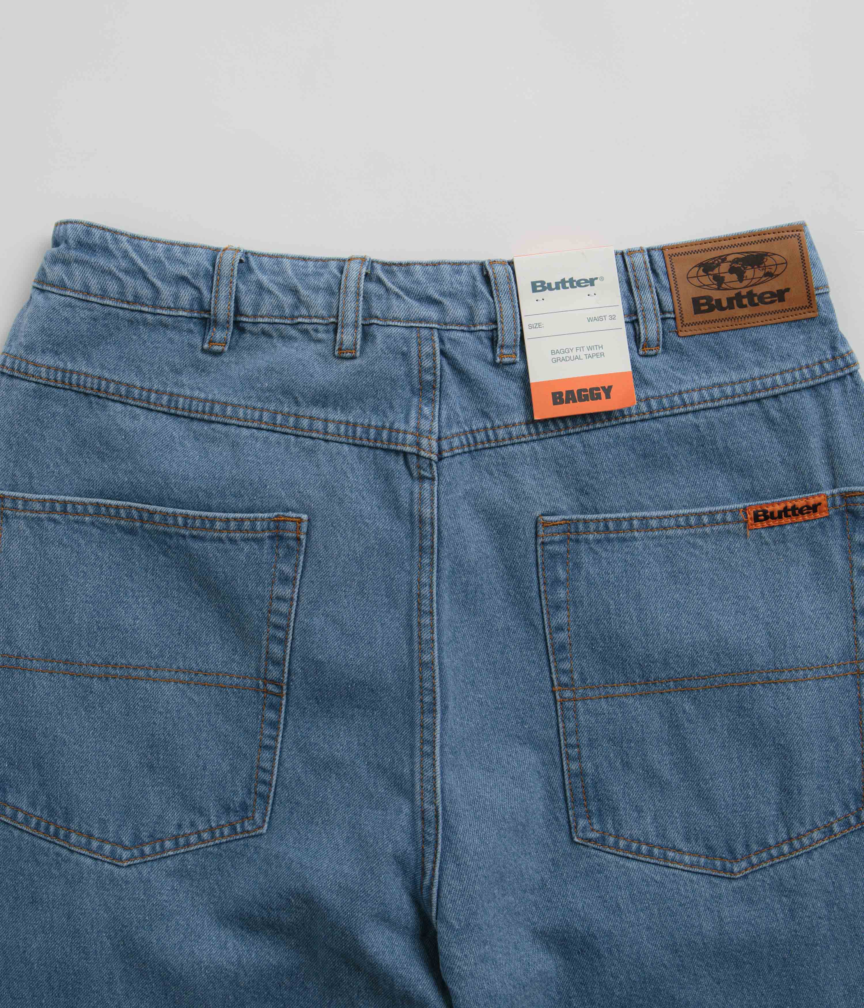 Butter Goods Washed Indigo Baggy Jeans - A Must-Have!