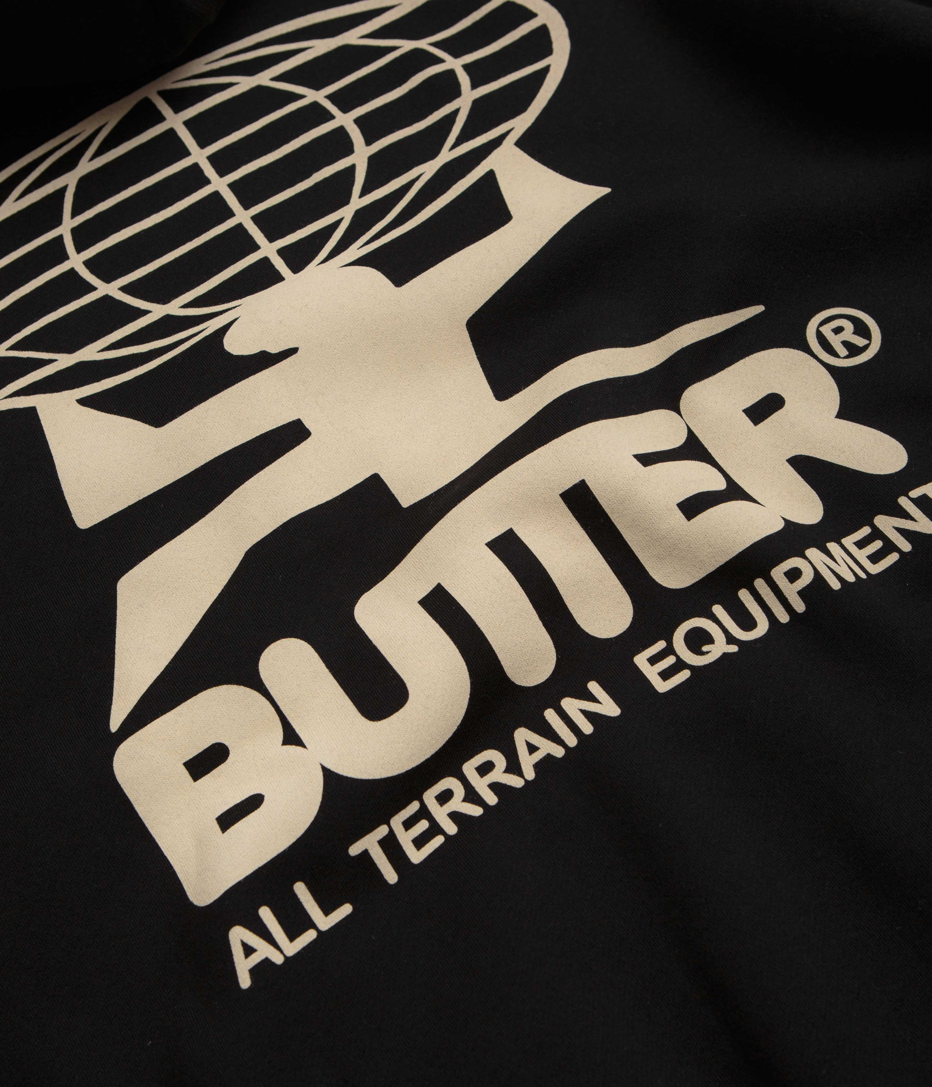 Butter Goods All Terrain Black/Peach Hoodie - An Irresistible Blend!