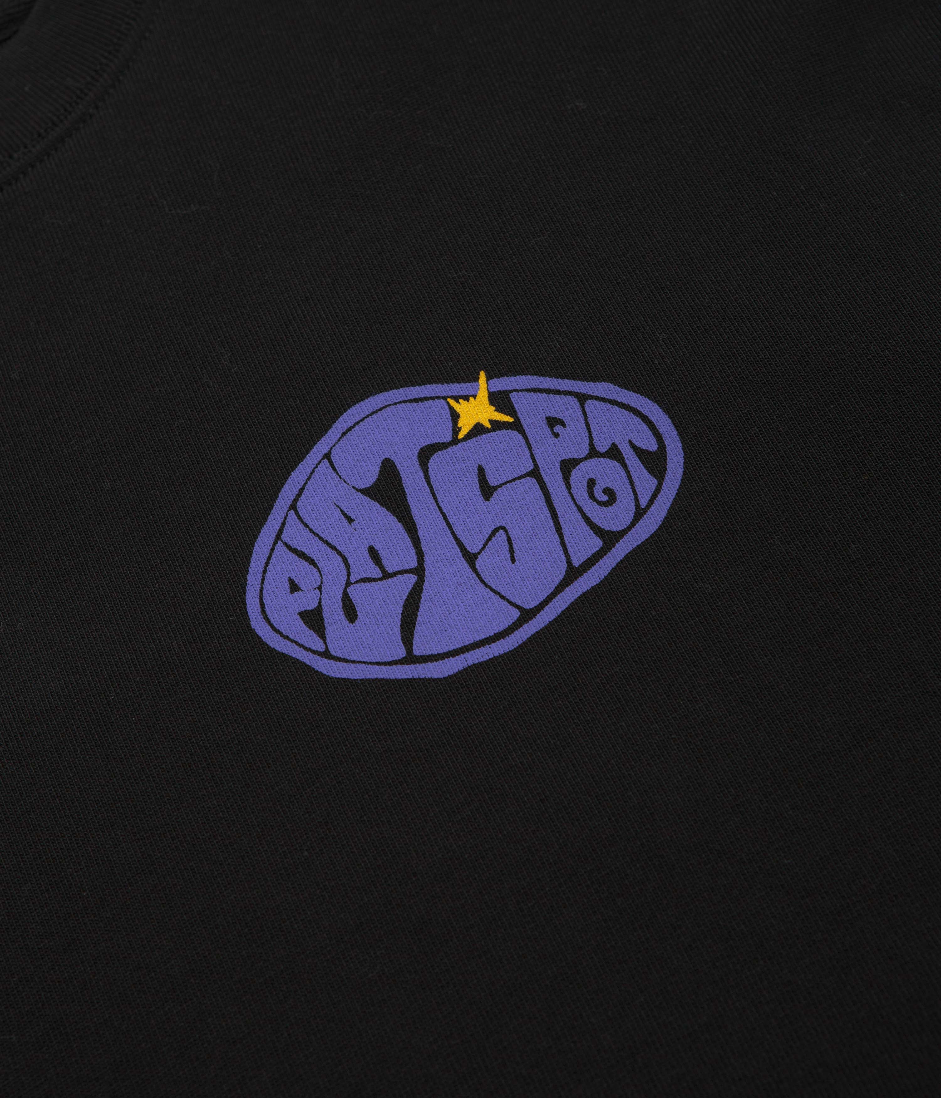Stylish Black Flatspot Hole Crewneck Sweatshirt - Must-Have!