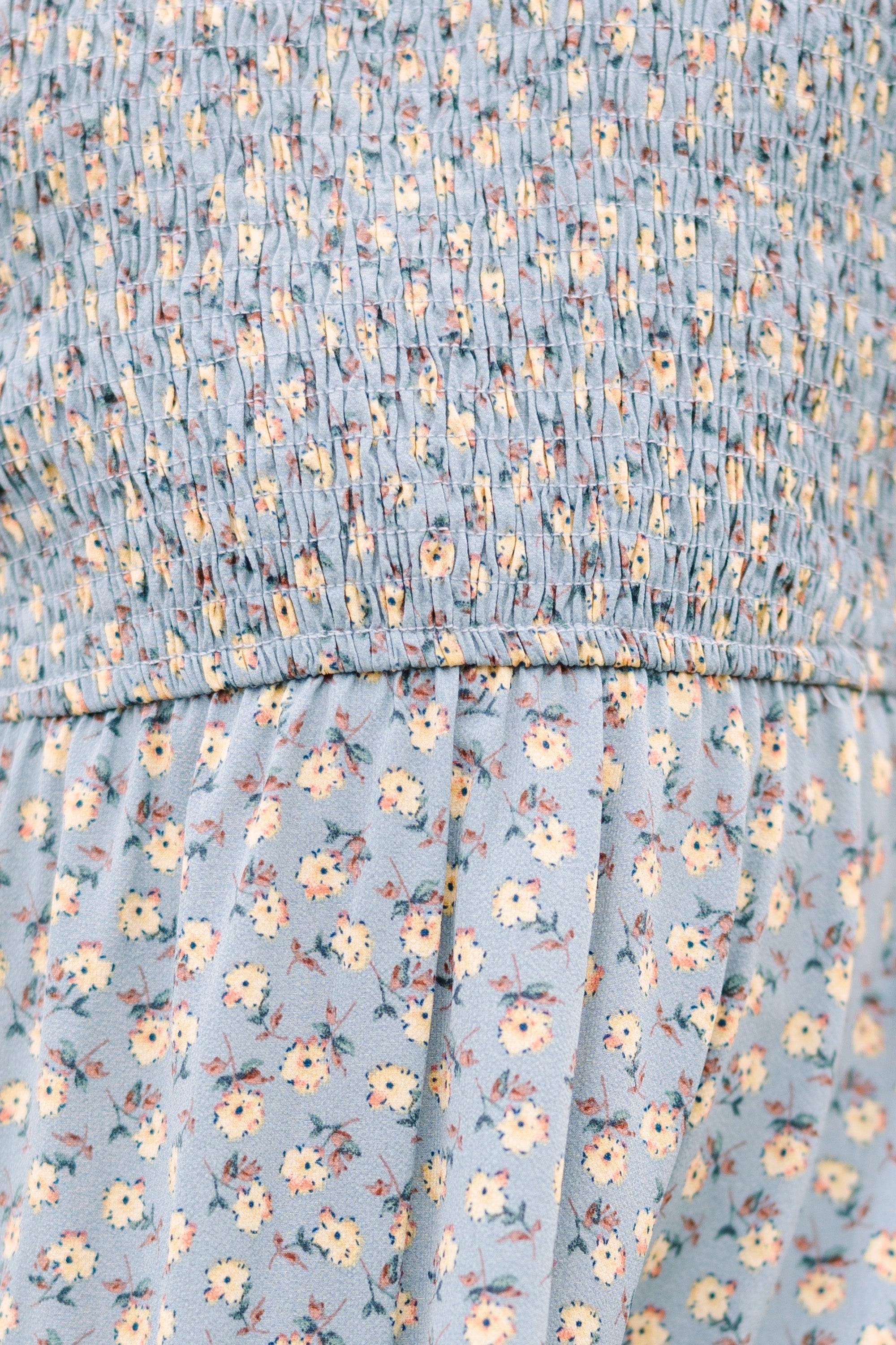 Irresistible Blue Floral Midi Dress for Fashion - Forward Girls