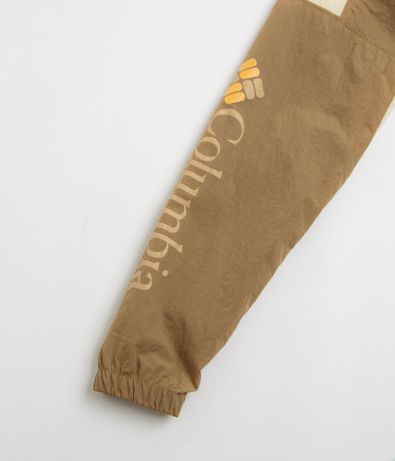 Columbia Riptide II Retro Windbreaker Anorak - Delta / Lemon Wash: Stylish and Functional