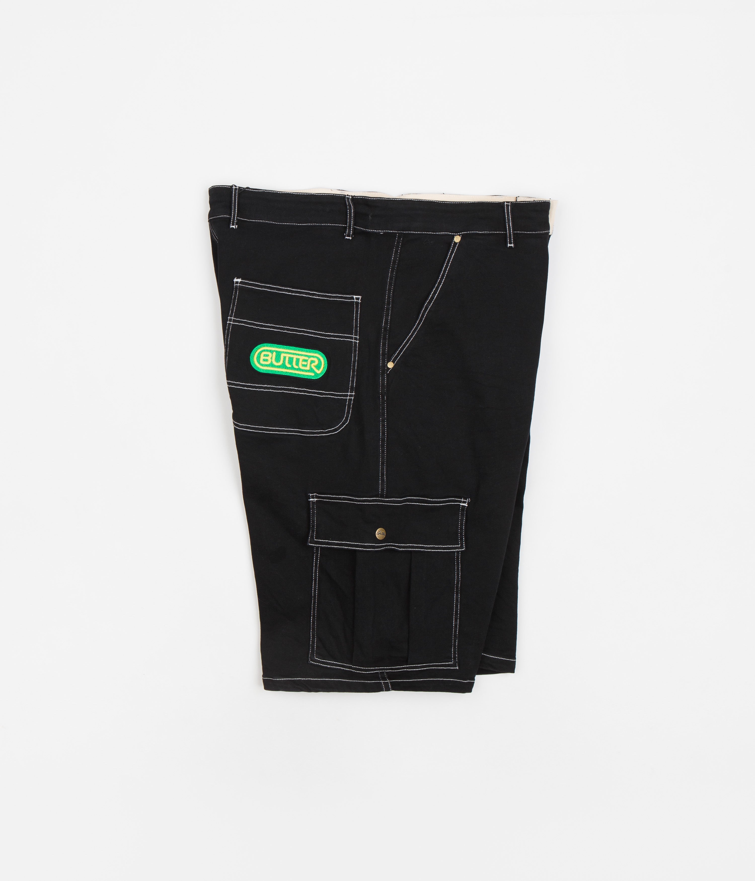 Butter Goods Black Baggy Cargo Shorts - An Urban Style Essential