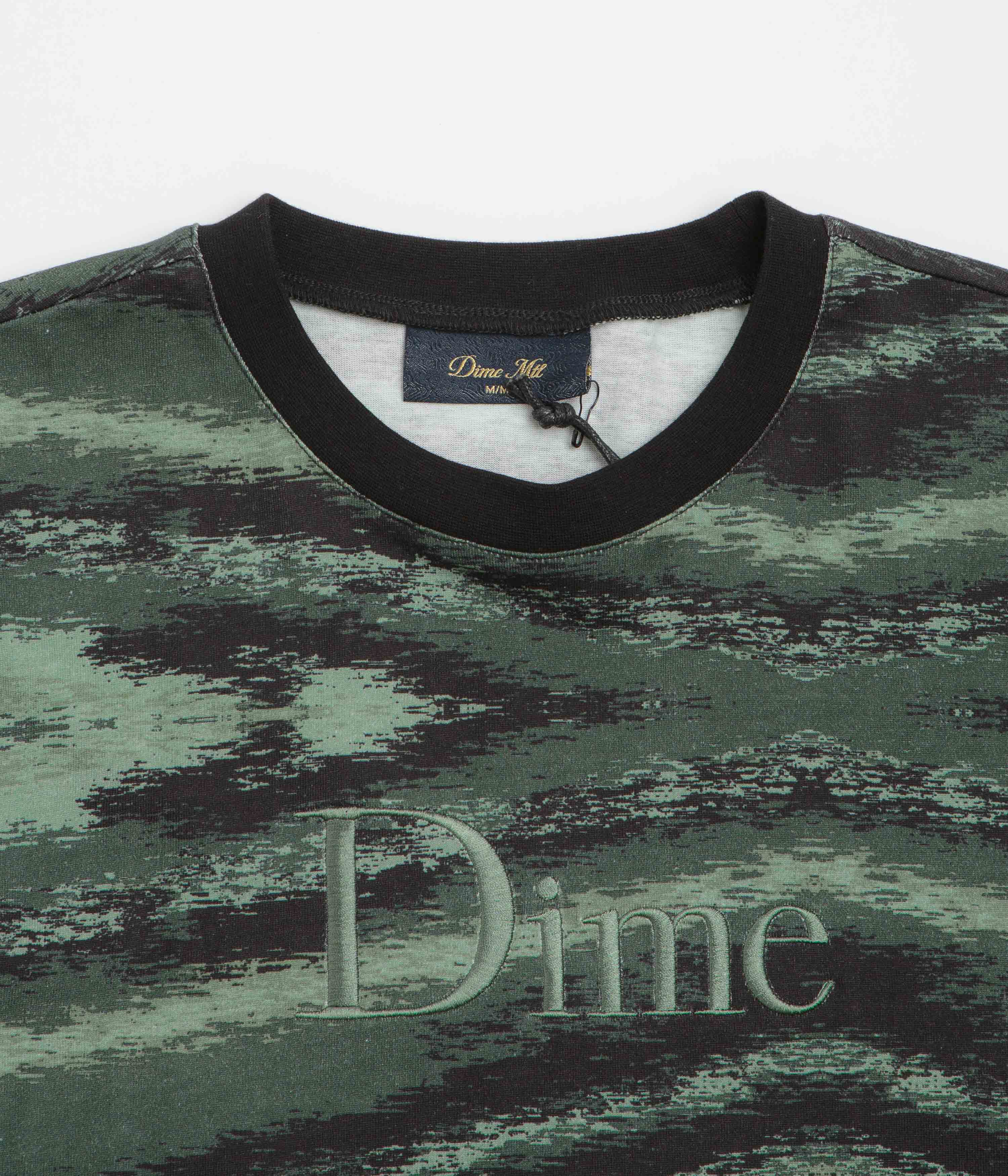 Hunter Green Dime Brushstroke Shirt - A Stylish Must-Have!