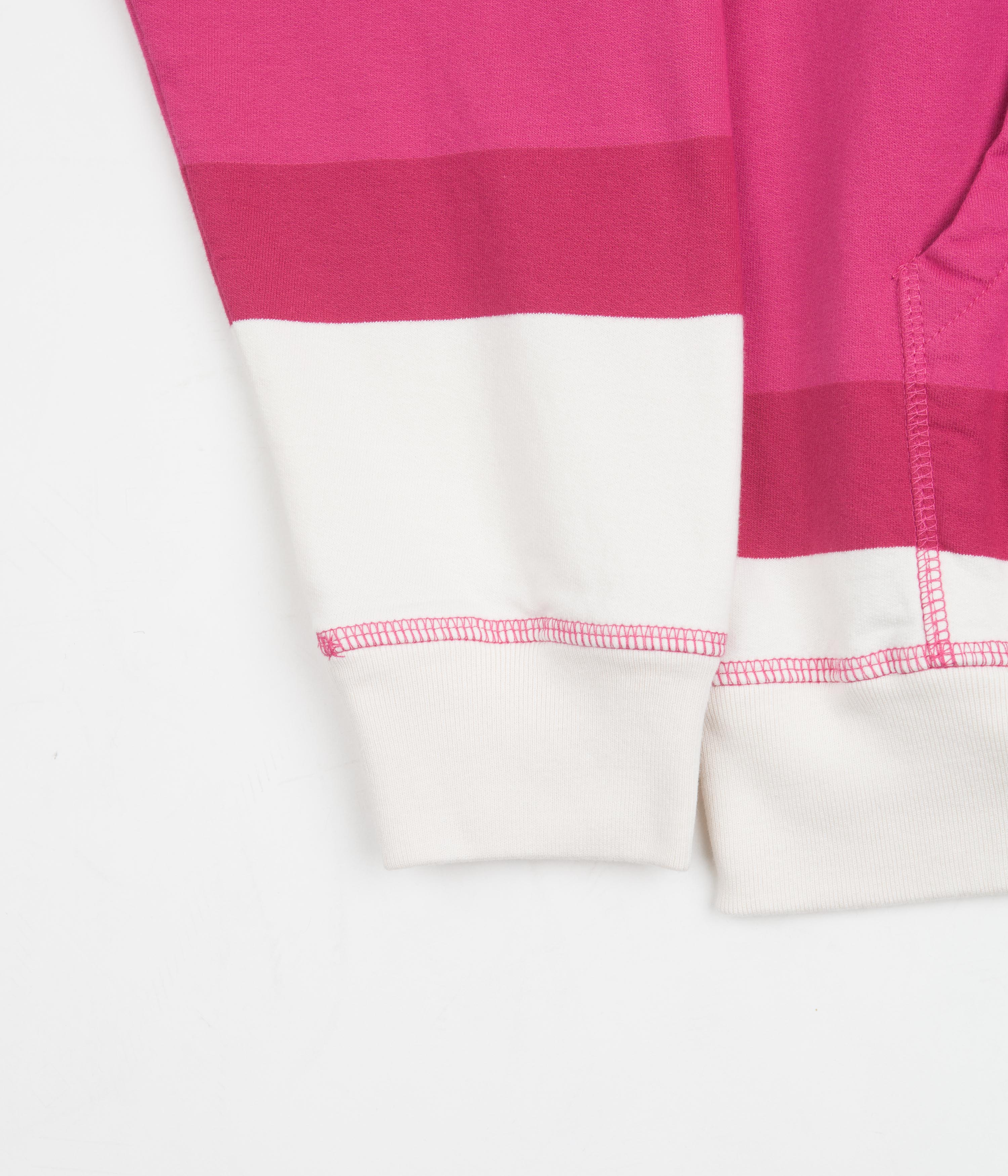 by Parra Mid 90 Stripes Pink Hoodie - A Fashion Statement