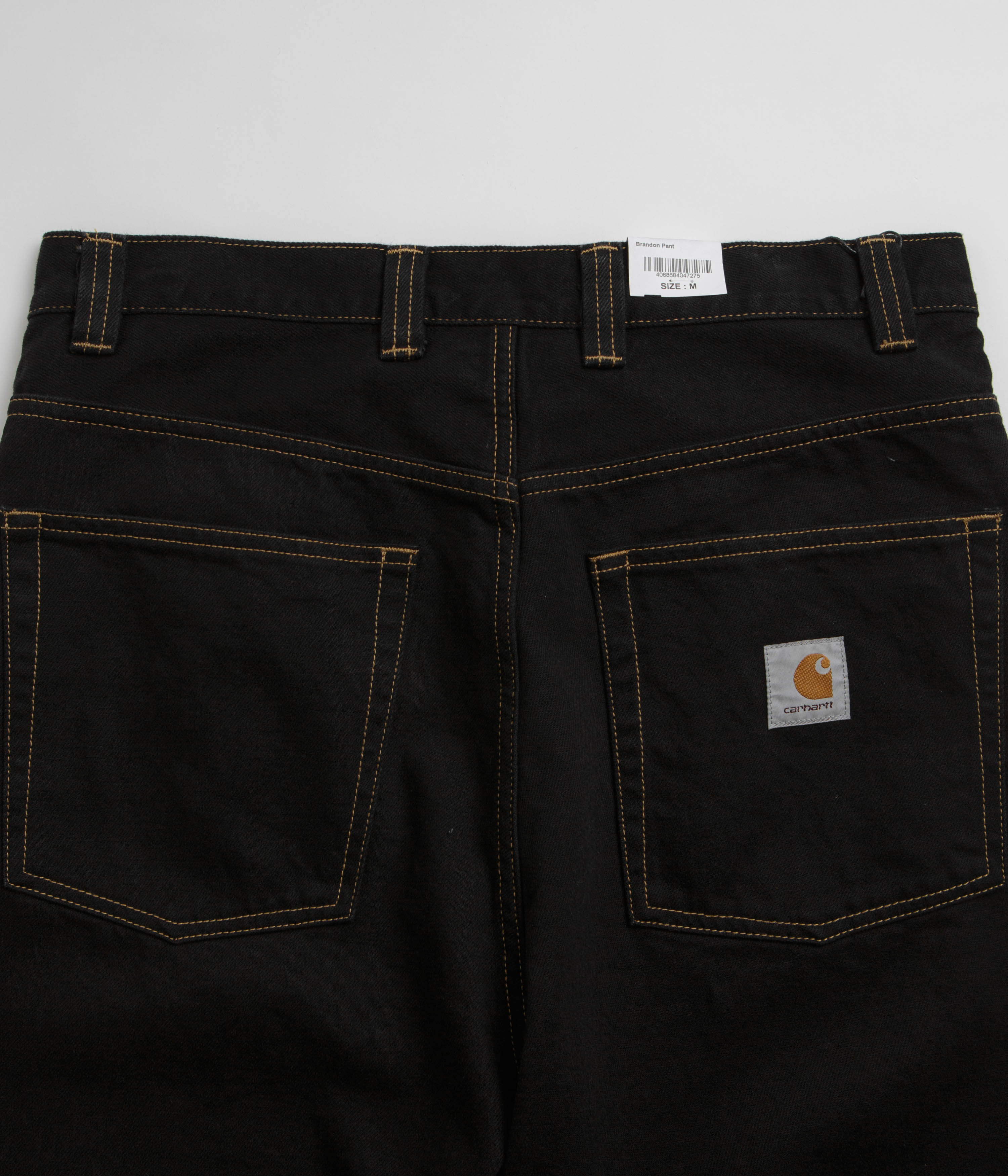 Carhartt Brandon Denim Pants - Stylish Black Rinsed