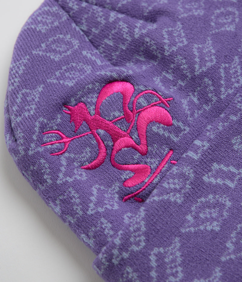 Stunning Dime Chopper Fold Beanie in Lavender - Grab Yours Now!