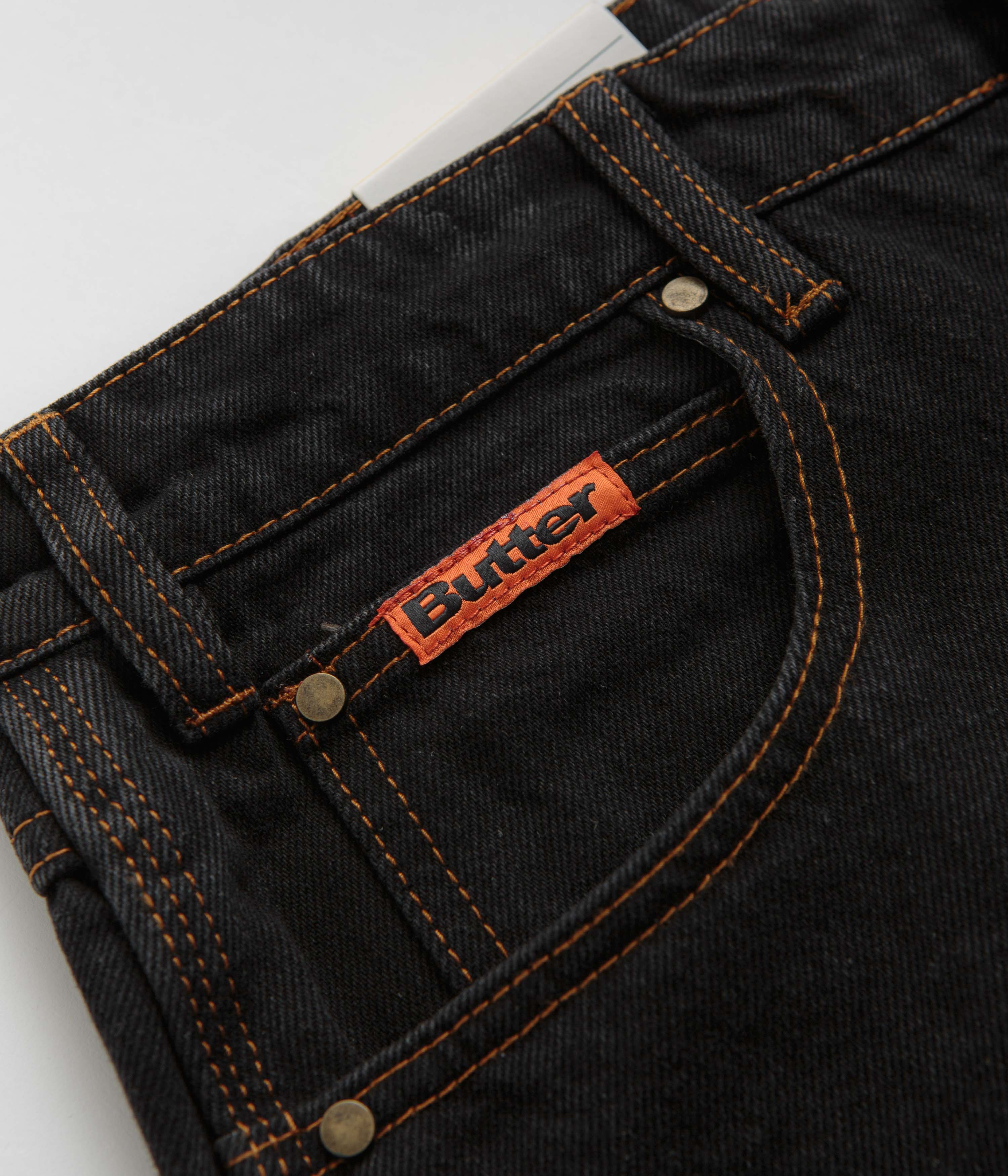 Butter Goods Washed Black/Black Relaxed Jeans - A Must-Have!