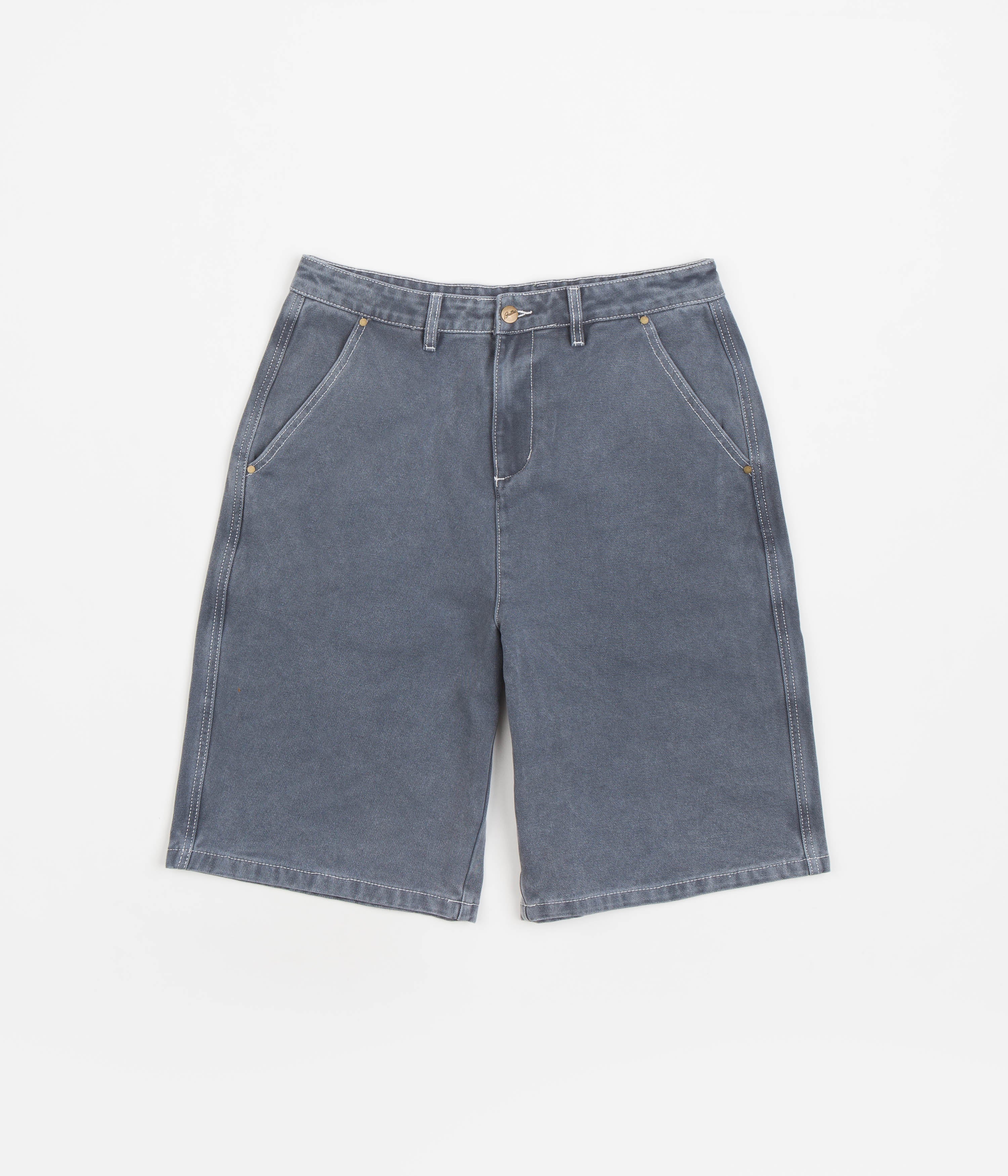 Butter Goods Slate Washed Canvas Work Shorts - Stylish and Durable