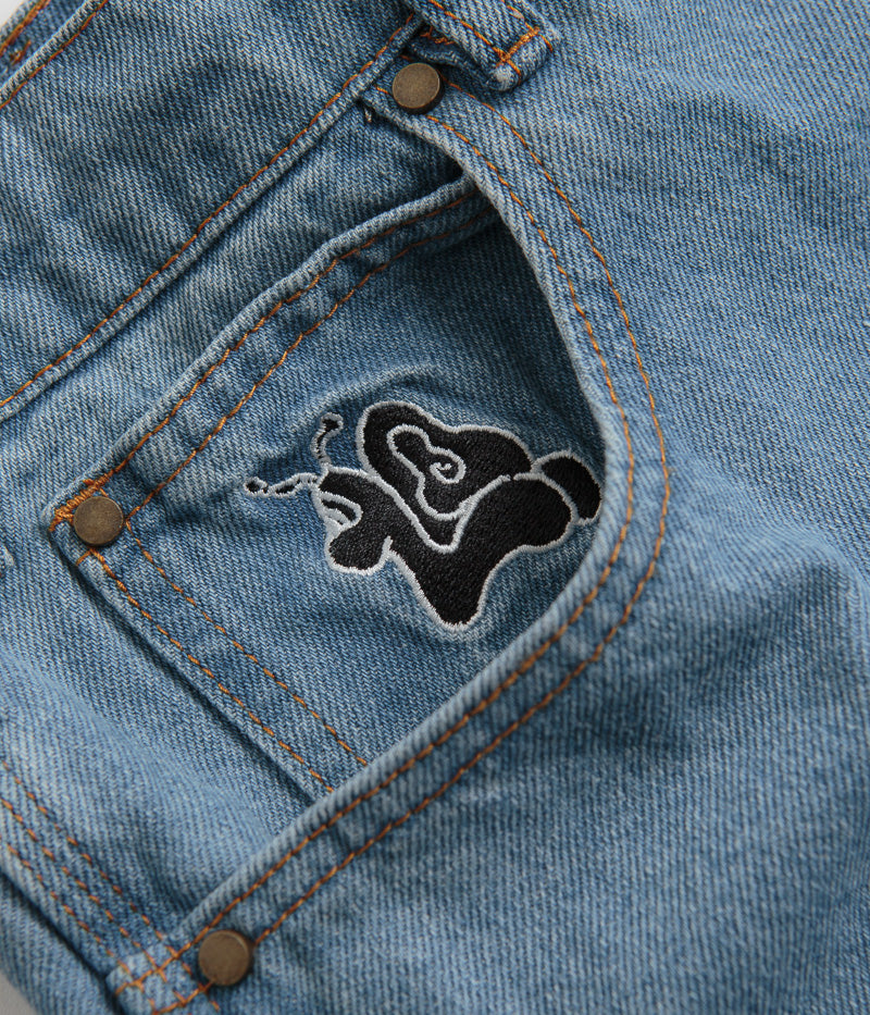 Butter Goods Critter - Washed Indigo Baggy Denim Shorts: A Must - Have!