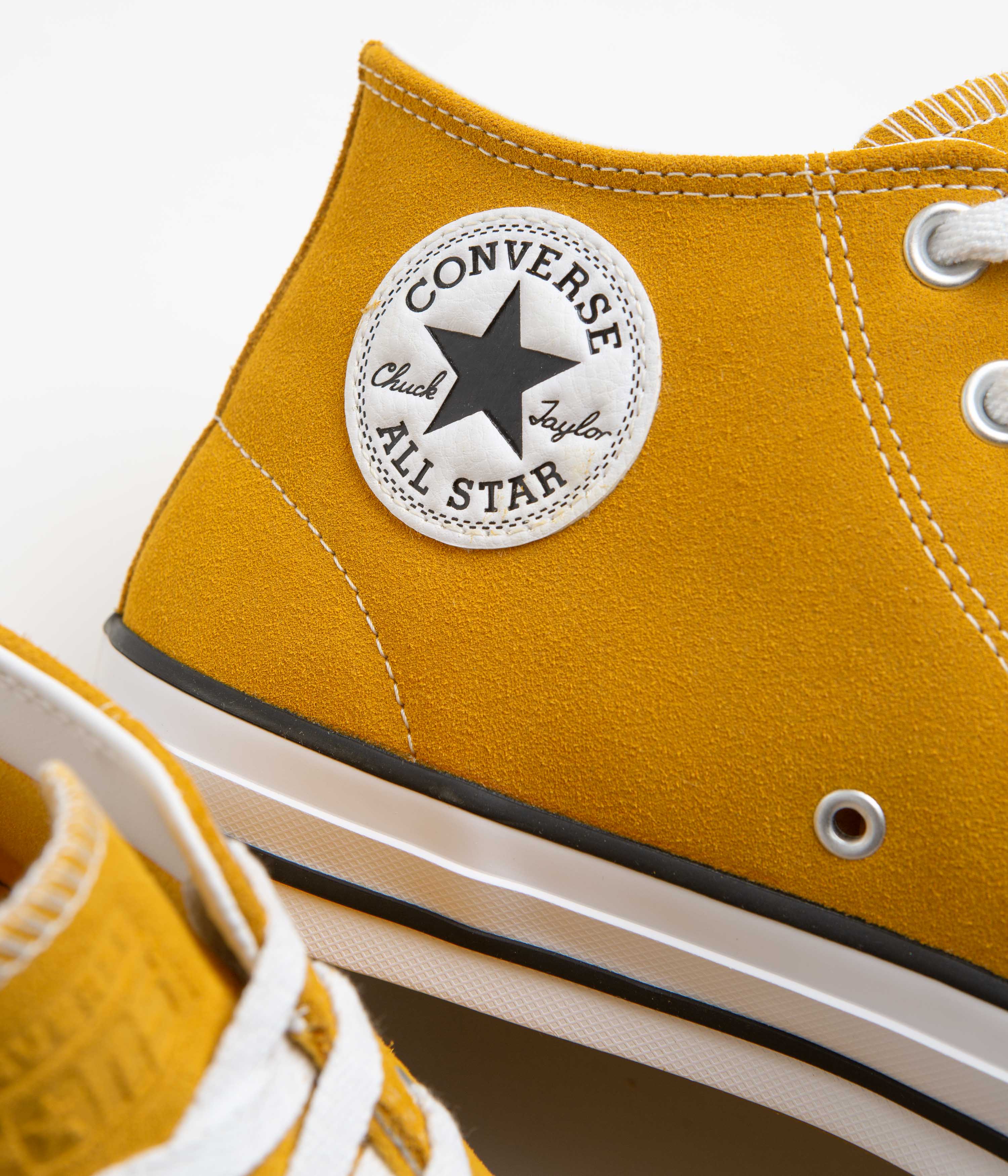 Converse CTAS Pro Mid Shoes - Stunning Sunflower Gold / White / Black