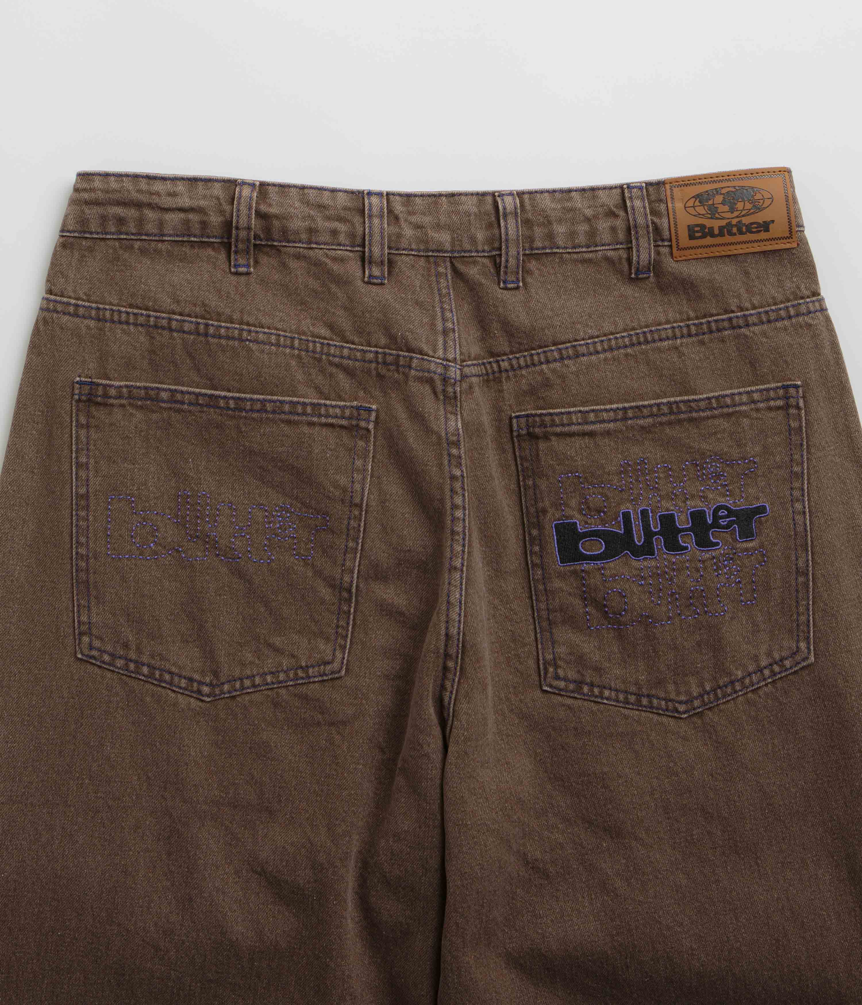 Butter Goods Washed Brown Warped Jeans - Irresistible Style!