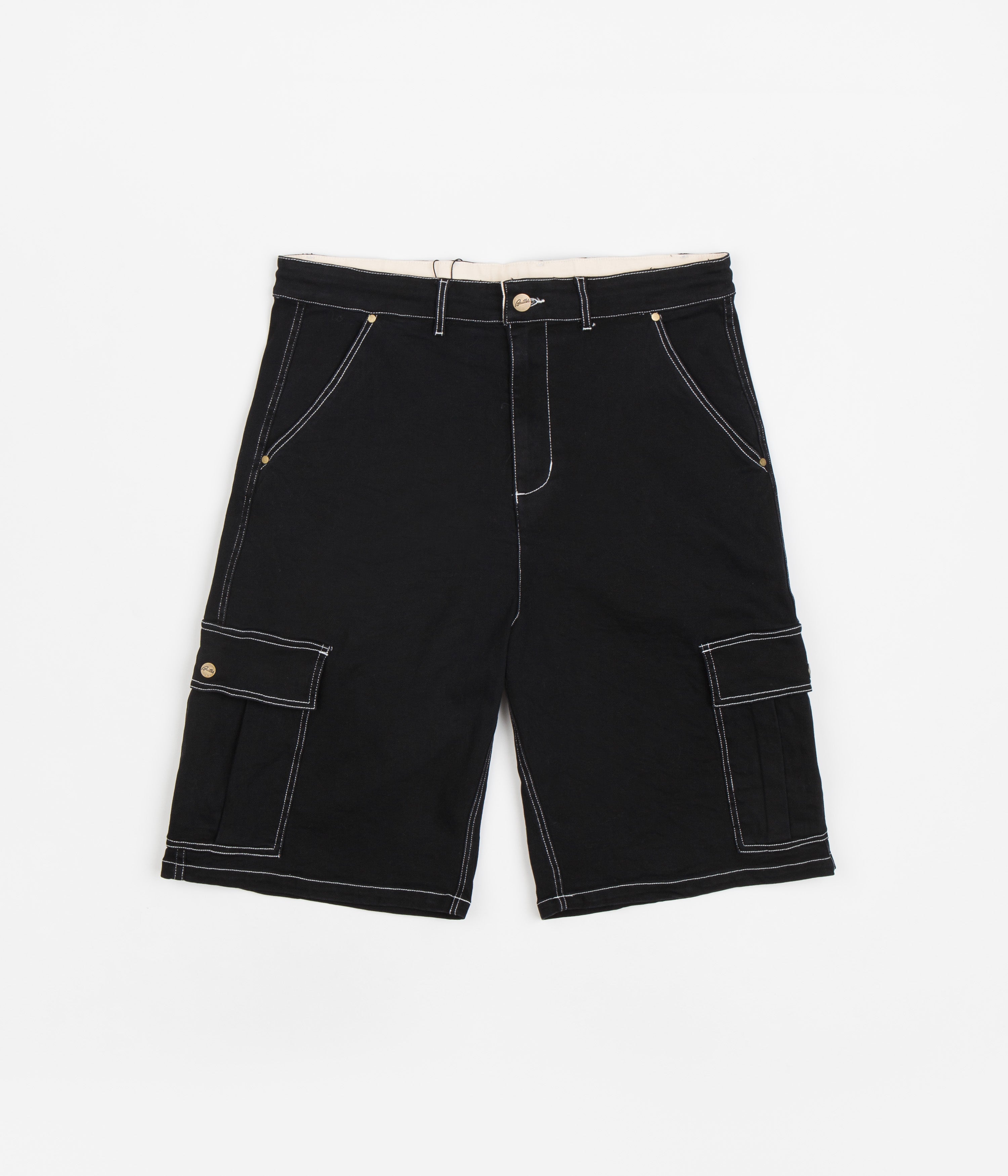 Butter Goods Black Baggy Cargo Shorts - An Urban Style Essential