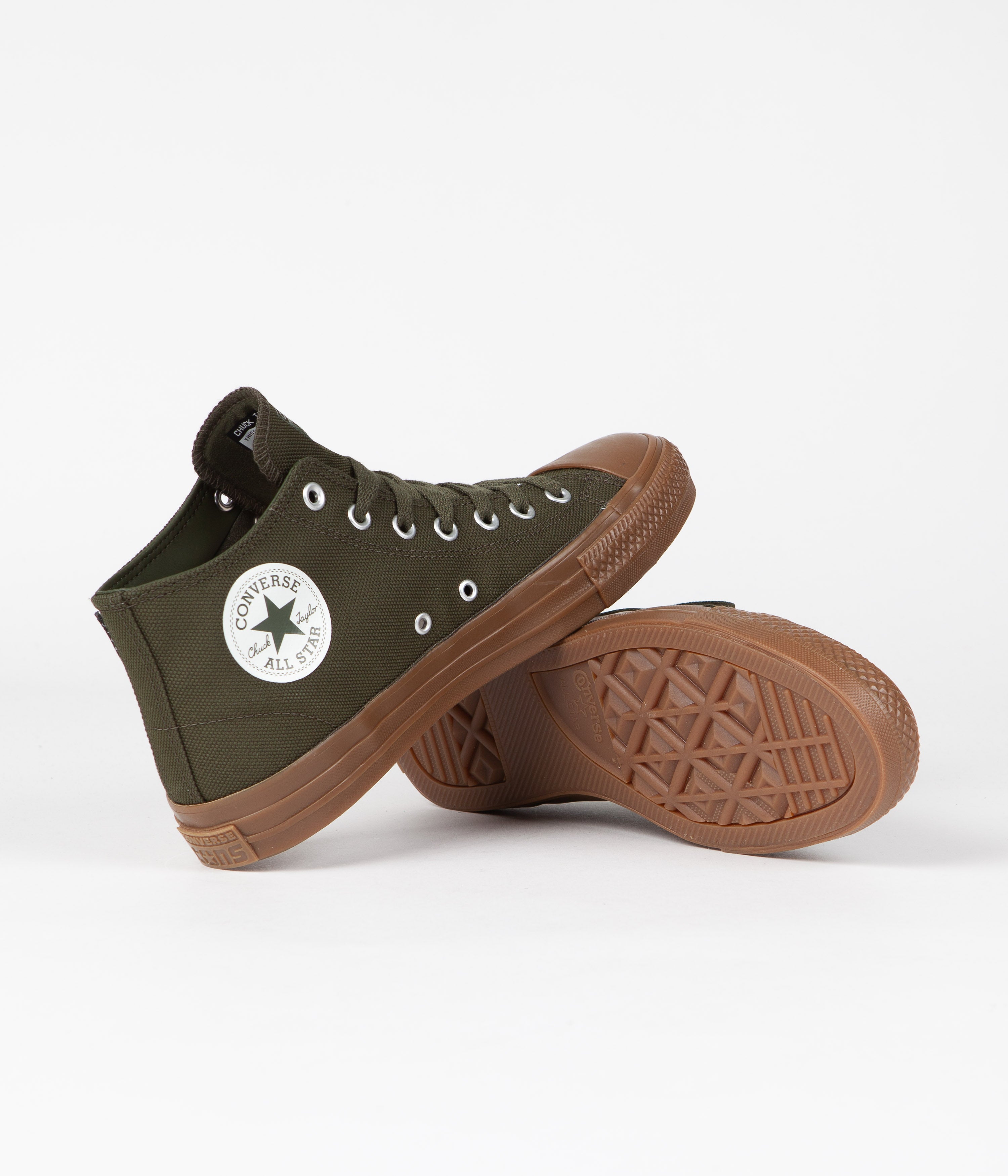 Converse CTAS Pro Cordura Canvas Mid Shoes - Stylish Cargo Khaki Combo