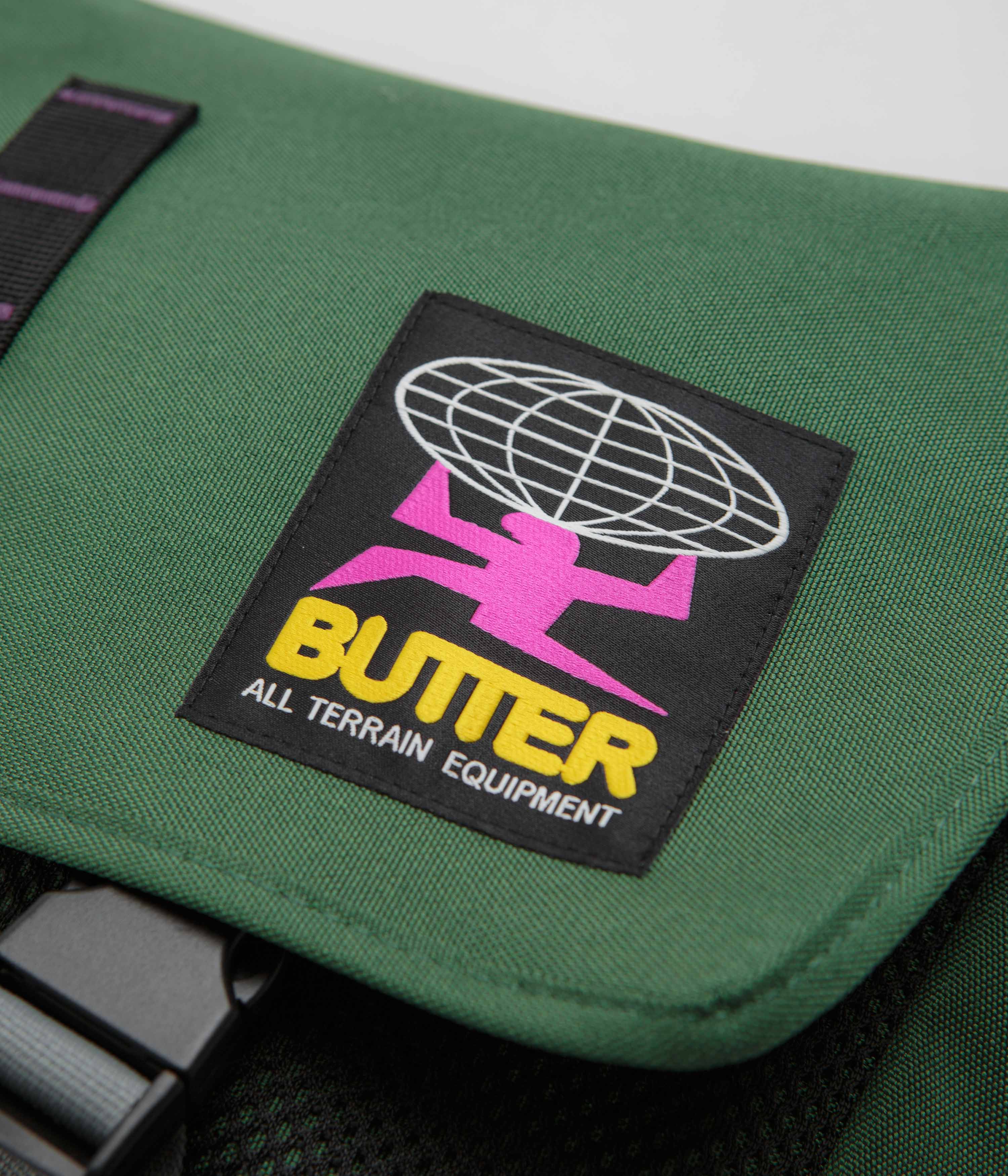 Butter Goods Green/Grey Commute Side Bag - Ideal for Every Day and Travel