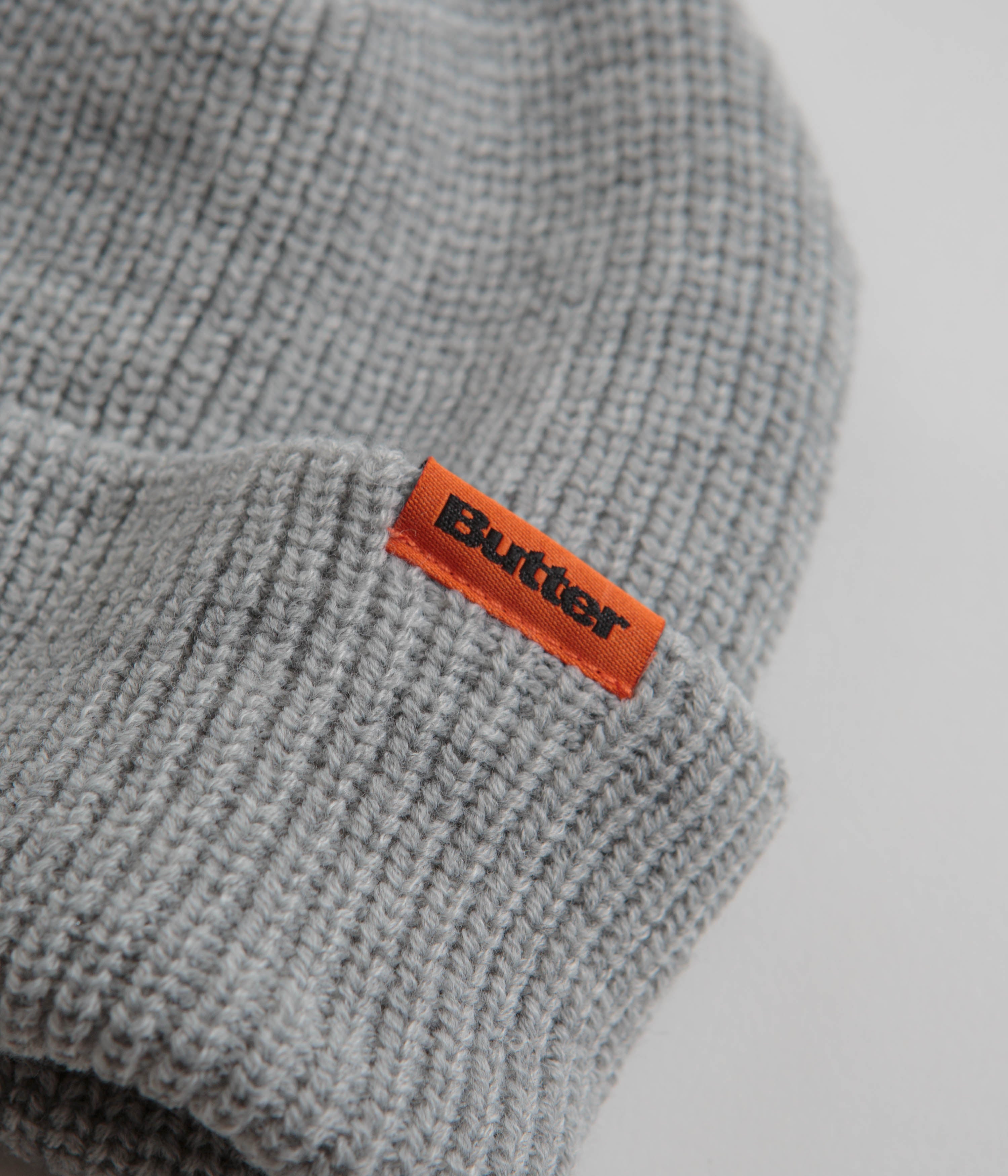 Butter Goods Ash Grey Tall Wharfie Beanie - A Stylish Must-Have