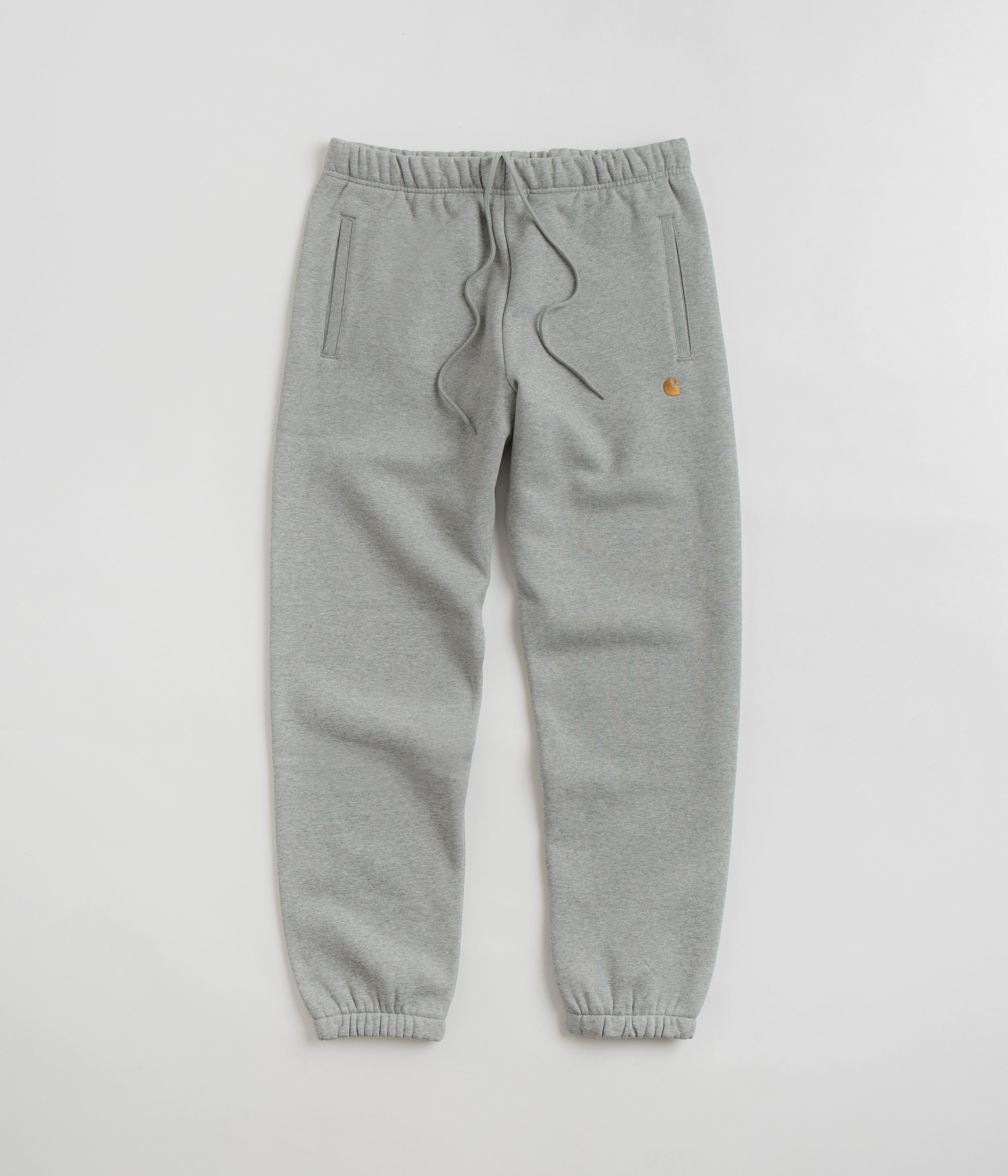 Carhartt Chase Sweatpants - Stunning Grey Heather / Gold