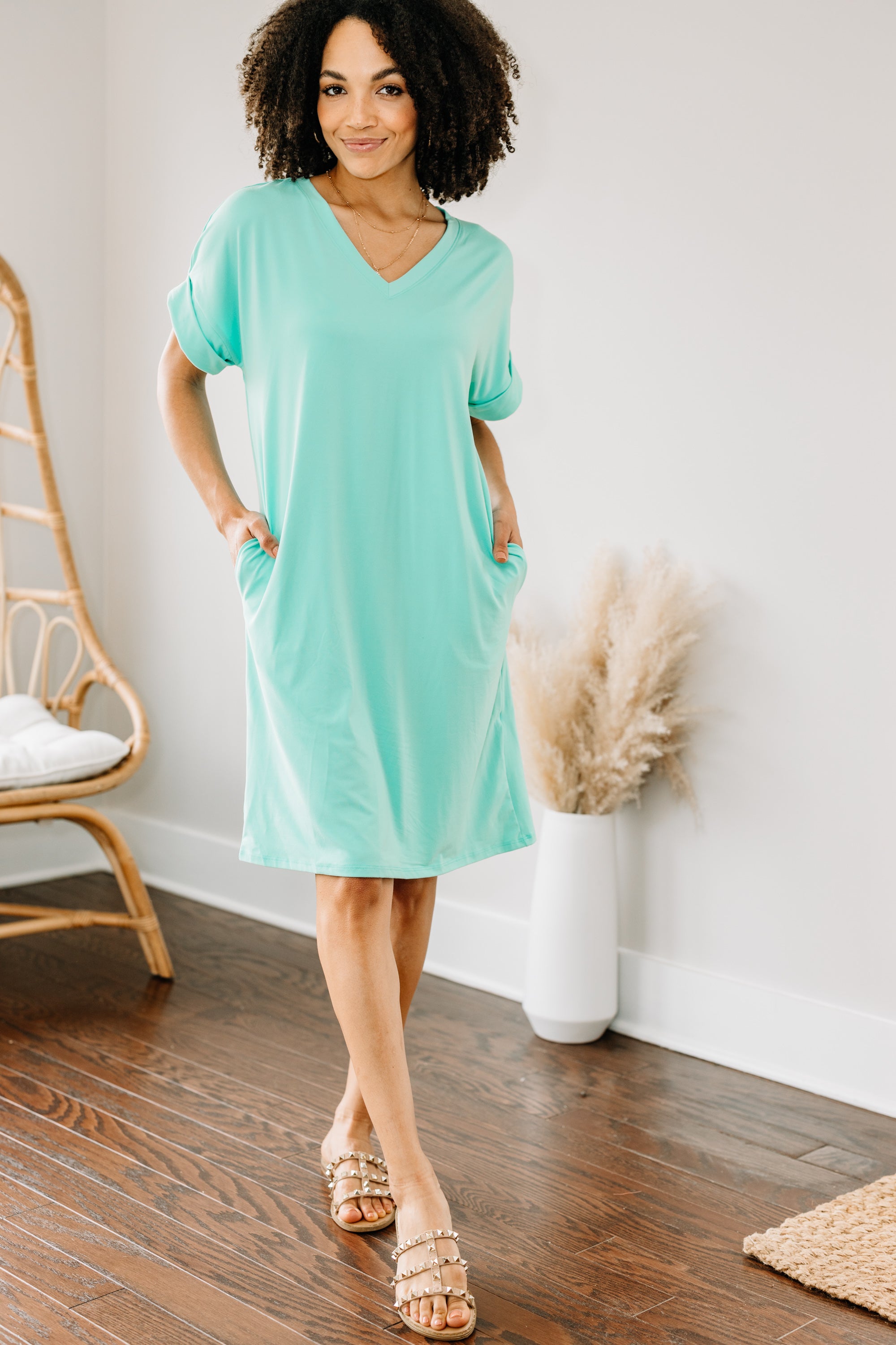 Stunning Mint Green T-shirt Dress for Every Occasion