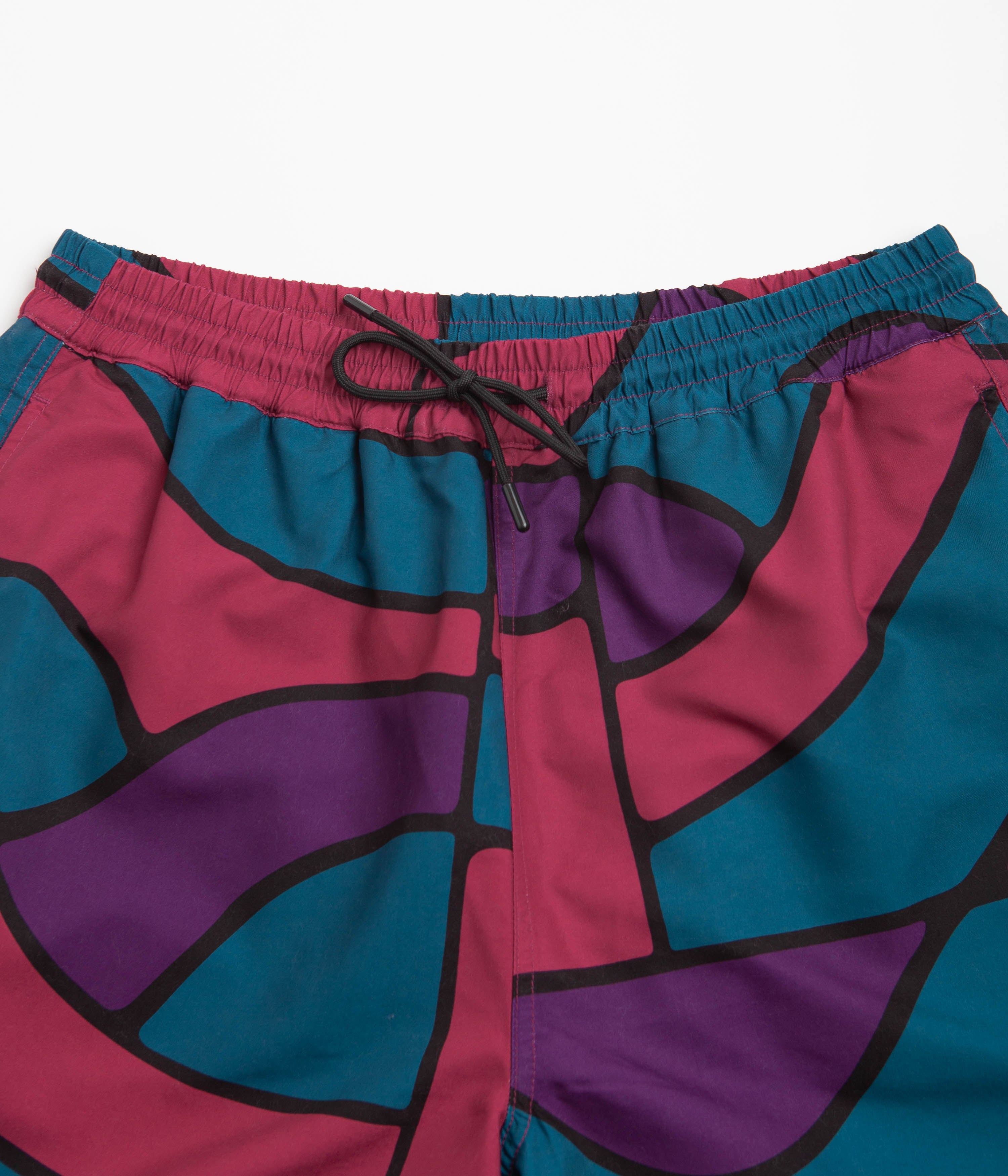 by Parra Multi-Color Mountain Waves Swim Shorts: A Splash of Style!