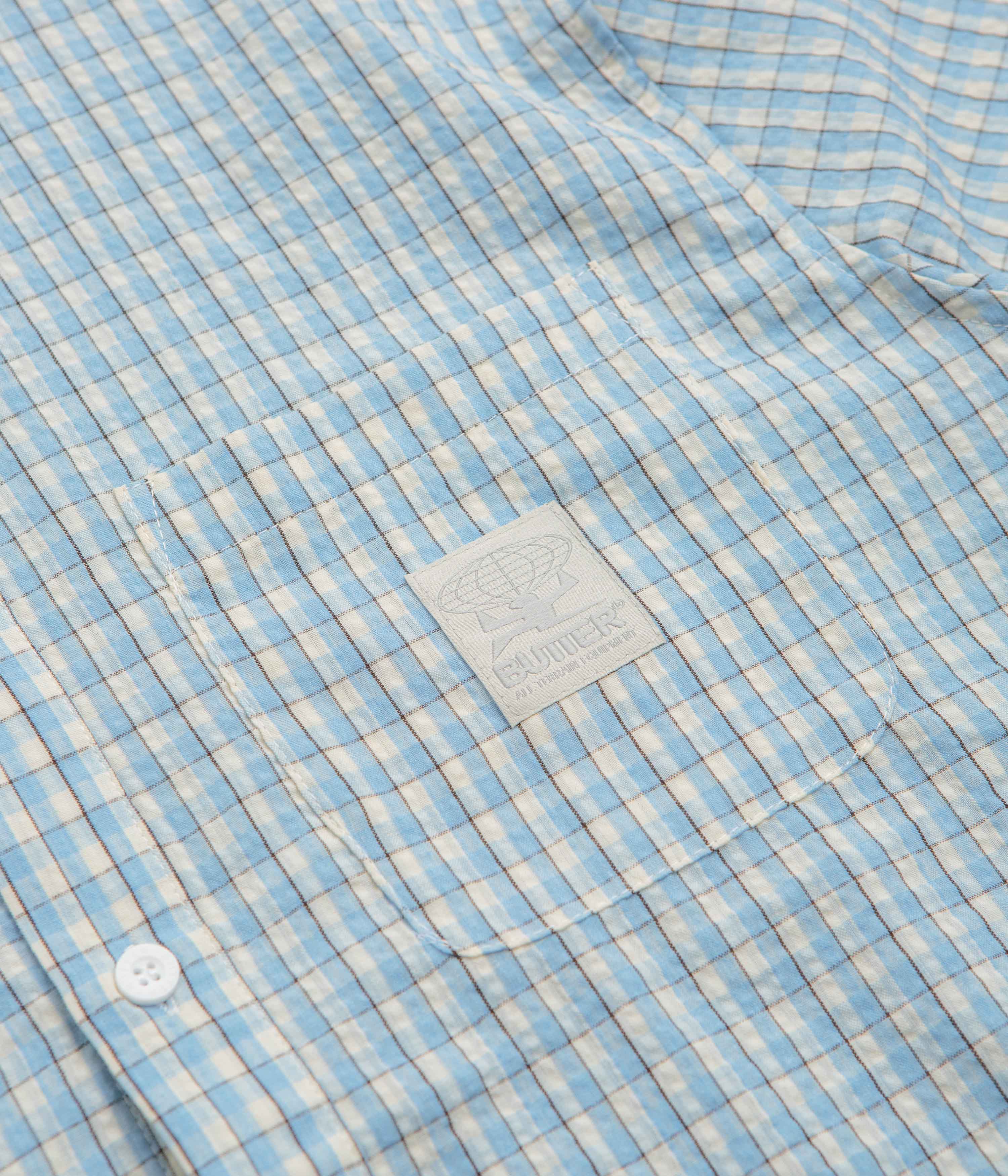 Stunning Blue Butter Goods Equipment Short Sleeve Shirt