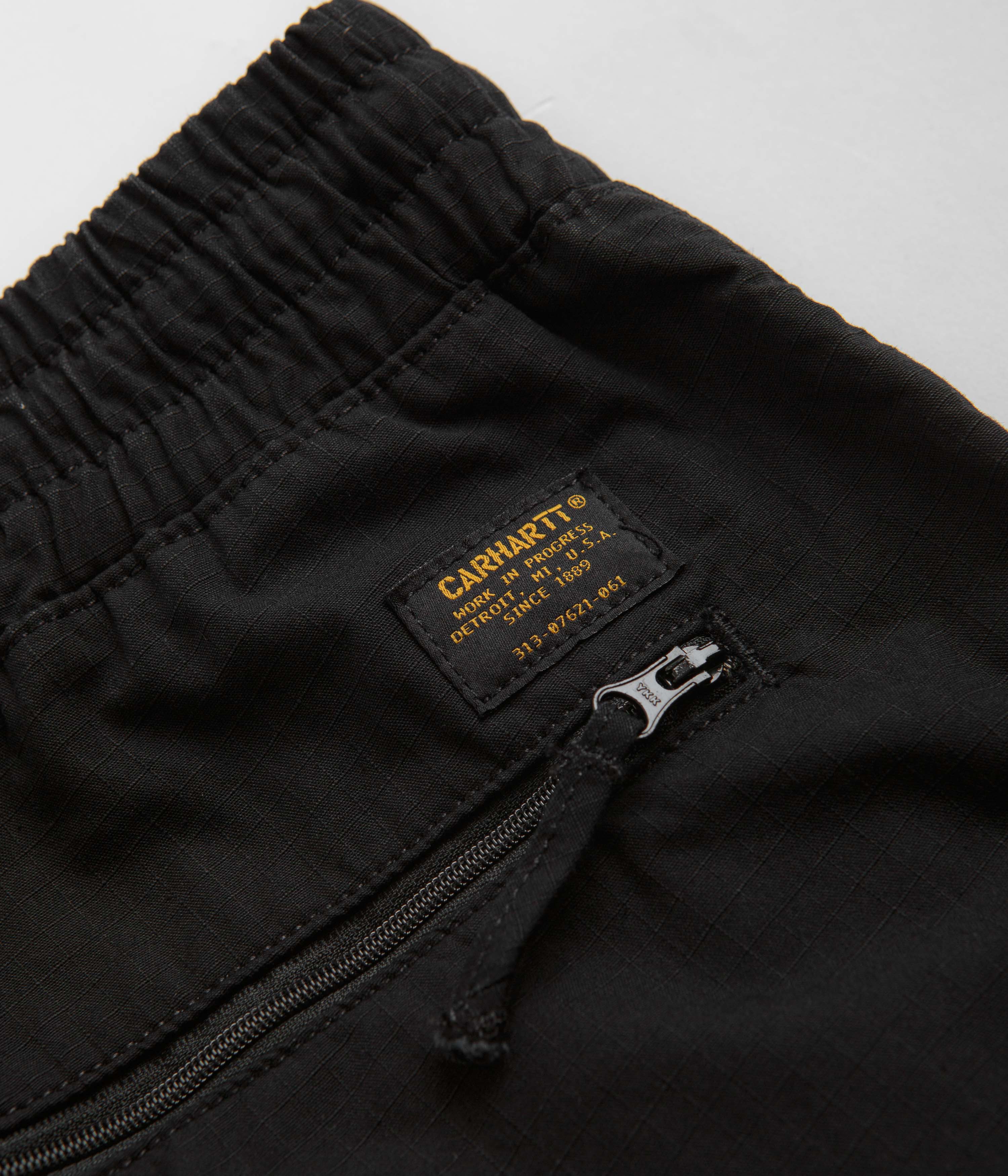 Carhartt Black Rinsed Cargo Joggers - Durable & Stylish
