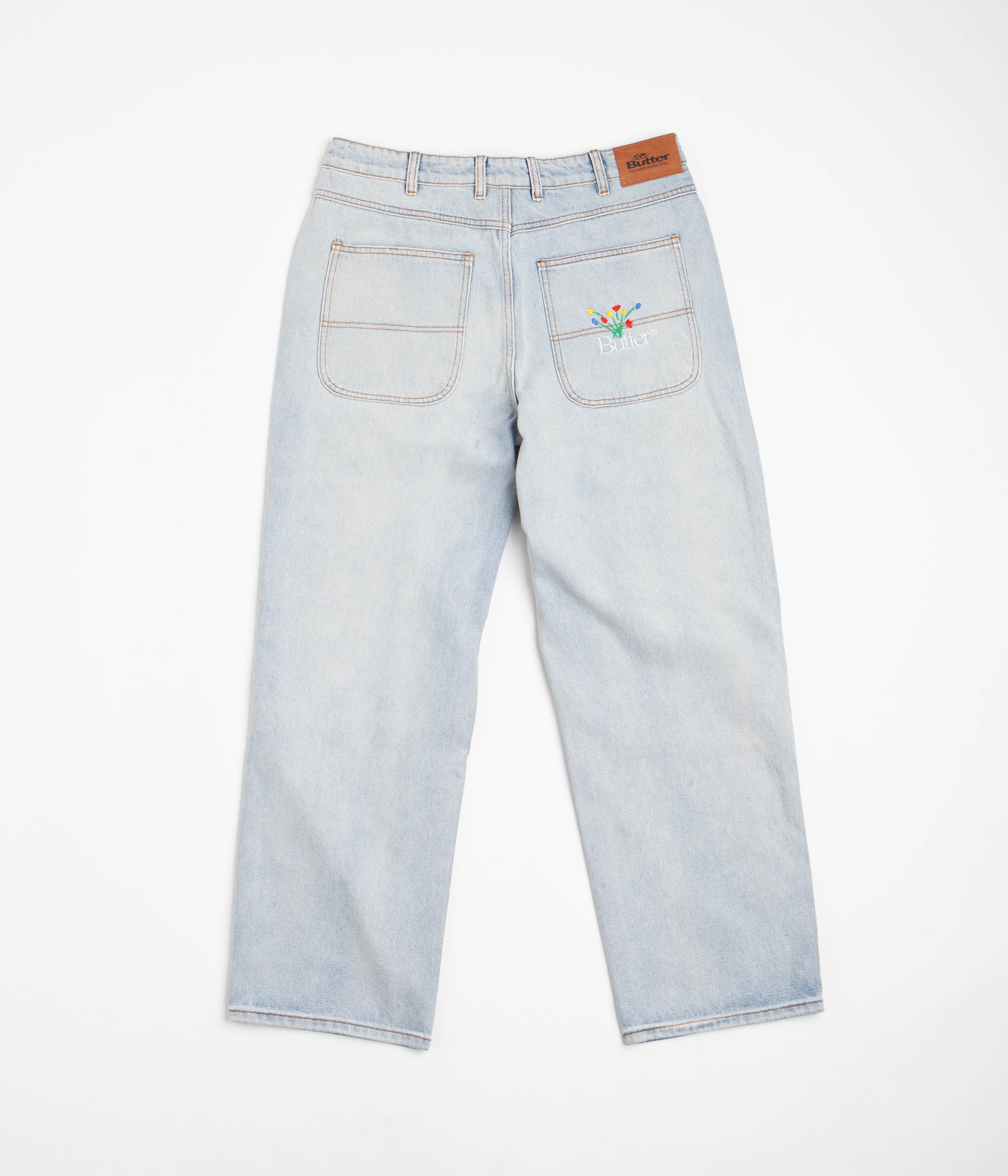 Butter Goods Light Blue Bouquet Jeans - A Skate Style Must-Have