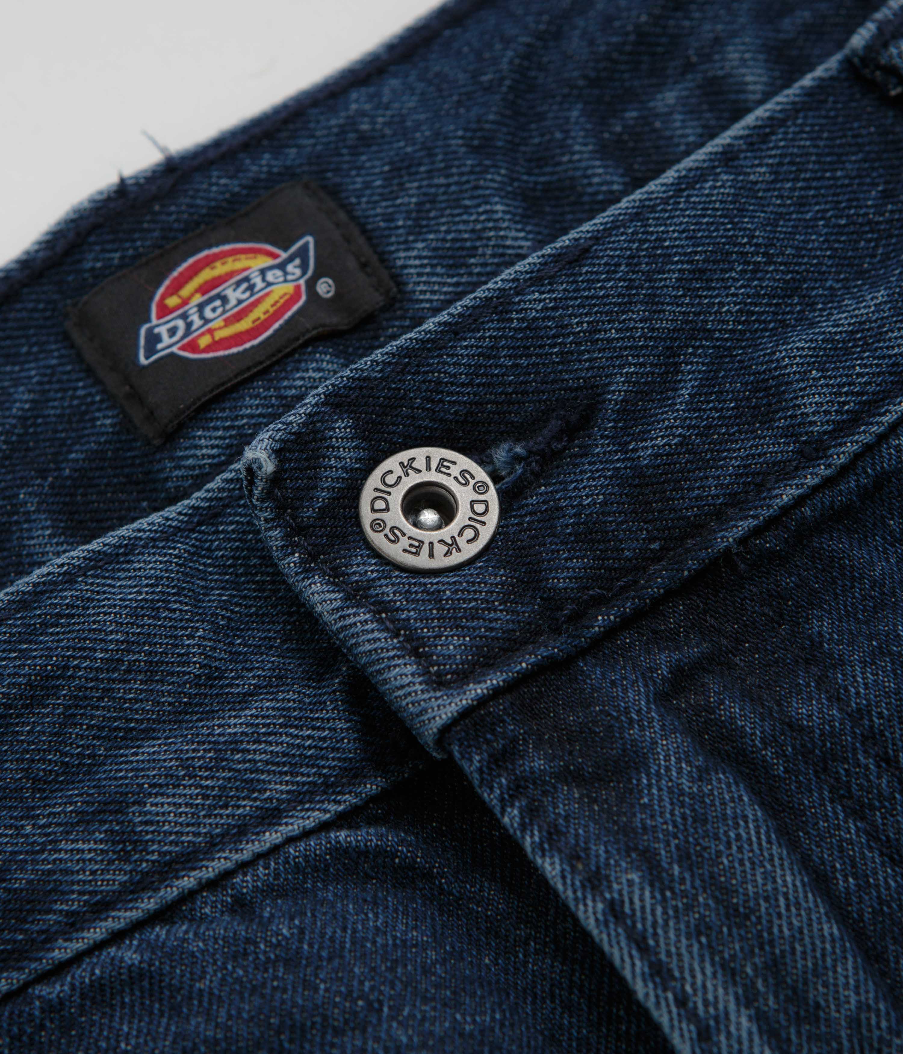 Dickies Stonewashed Indigo Blue Double Knee Jeans - A Must - Have!