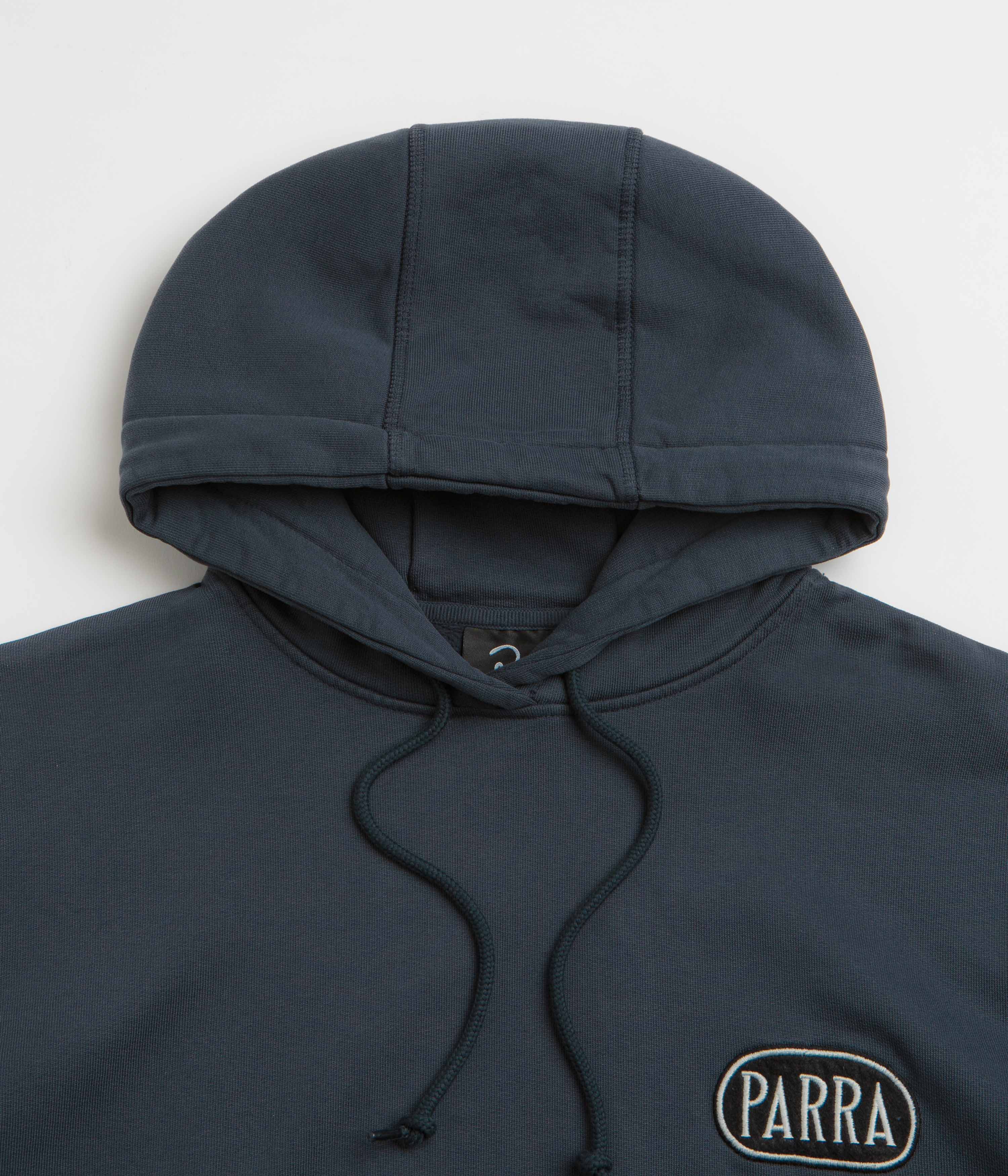 Stunning by Parra Oval Logo Hoodie in Washed Blue - Grab Yours Now!