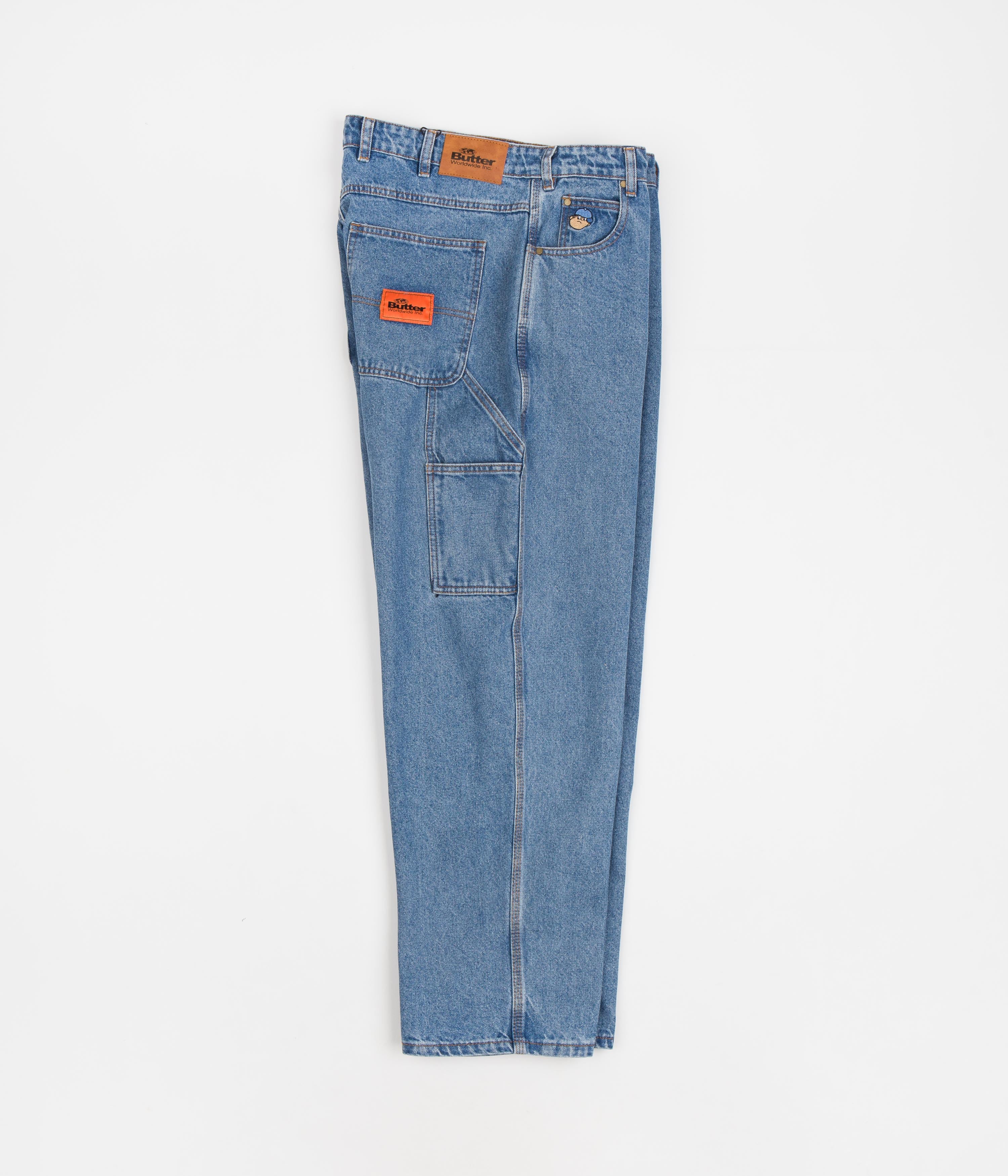 Butter Goods Santosuosso Washed Indigo Blue Jeans - Ultra Baggy Style!