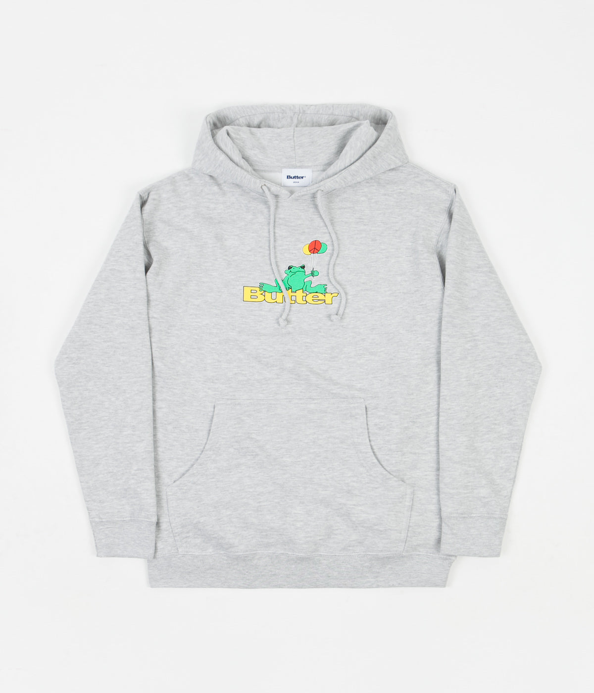 Butter Goods Frog Pullover Hoodie - Stunning Heather Grey