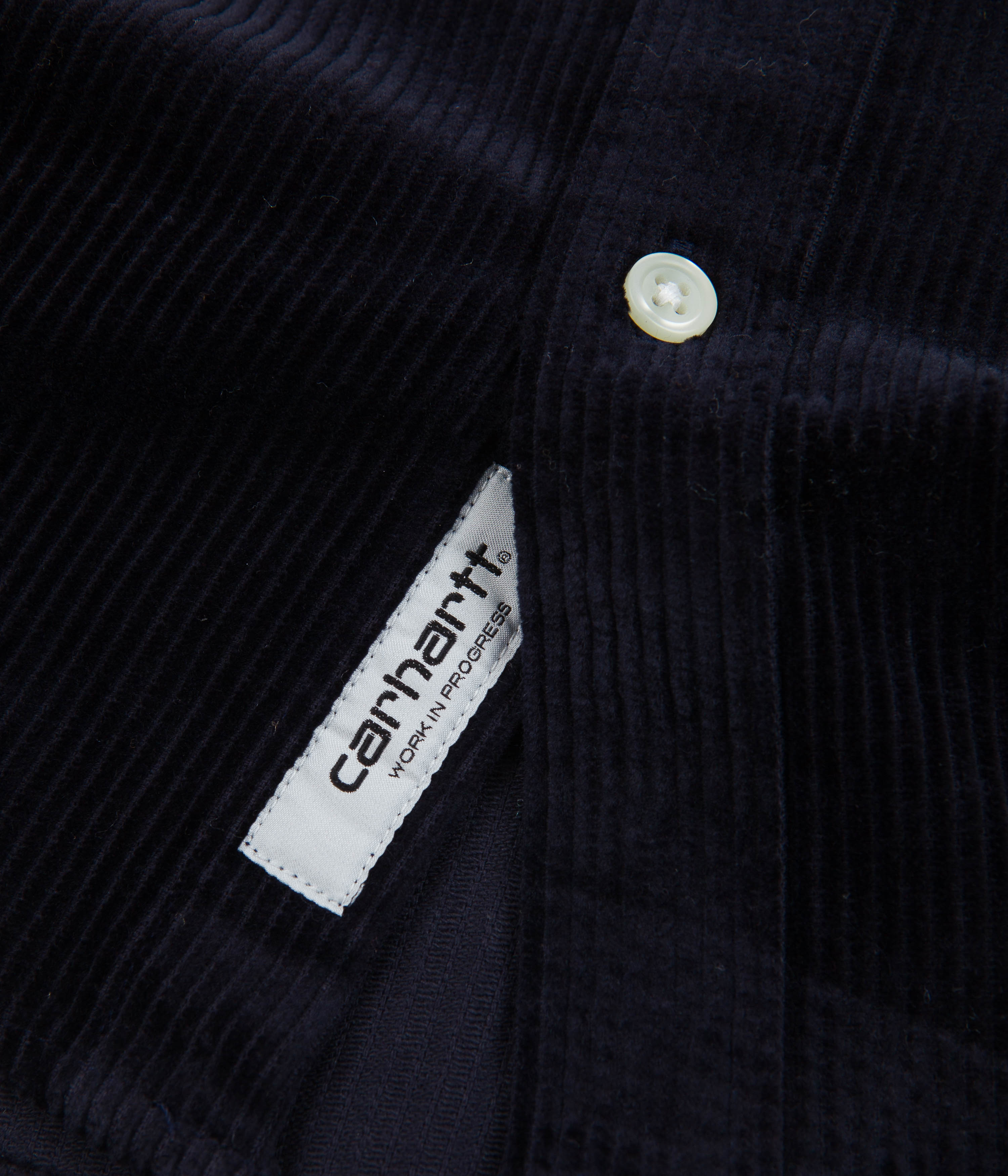 Carhartt Madison Cord Shirt - Stylish Dark Navy Wax Edition