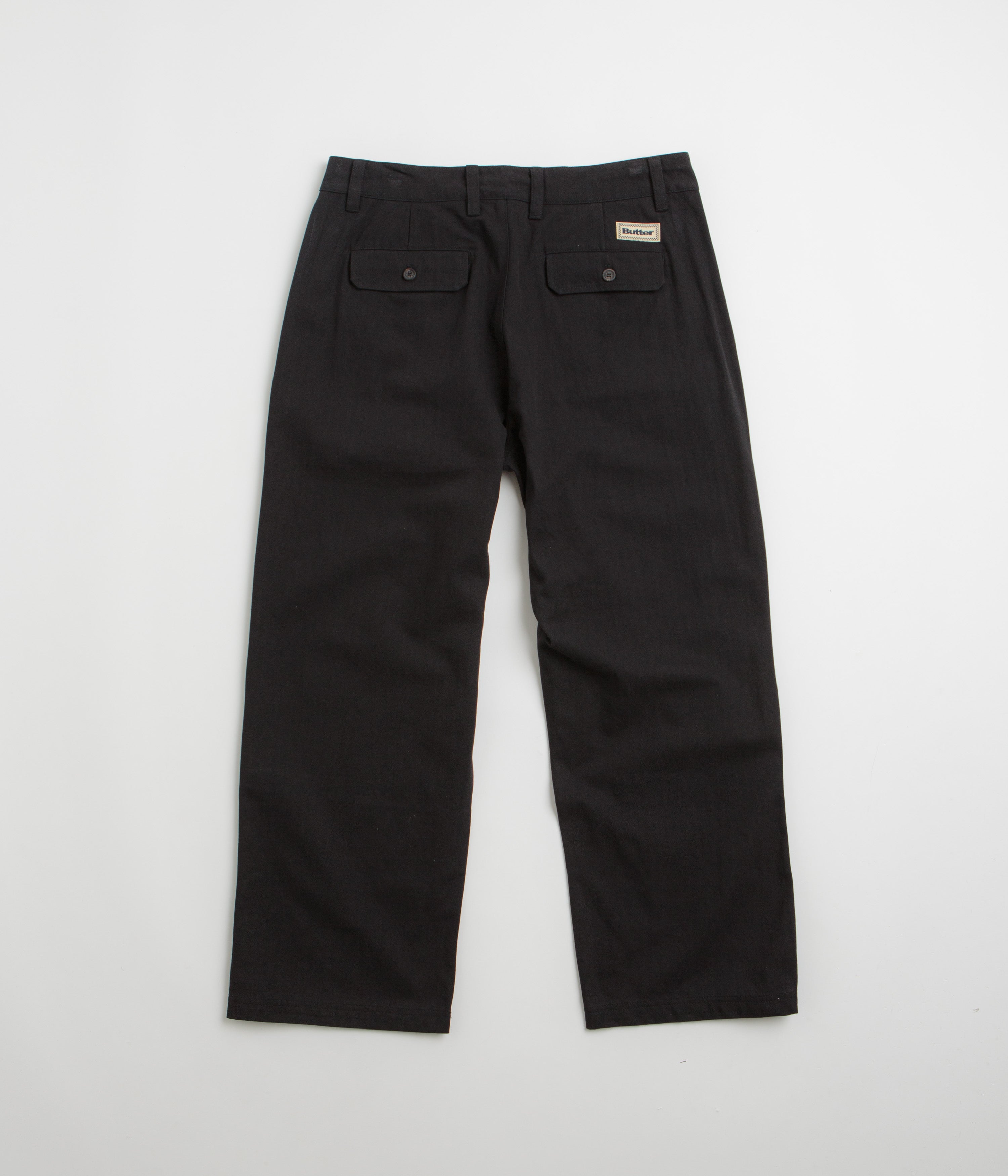 Butter Goods Stylish Black Pleated Trousers - A Must-Have!