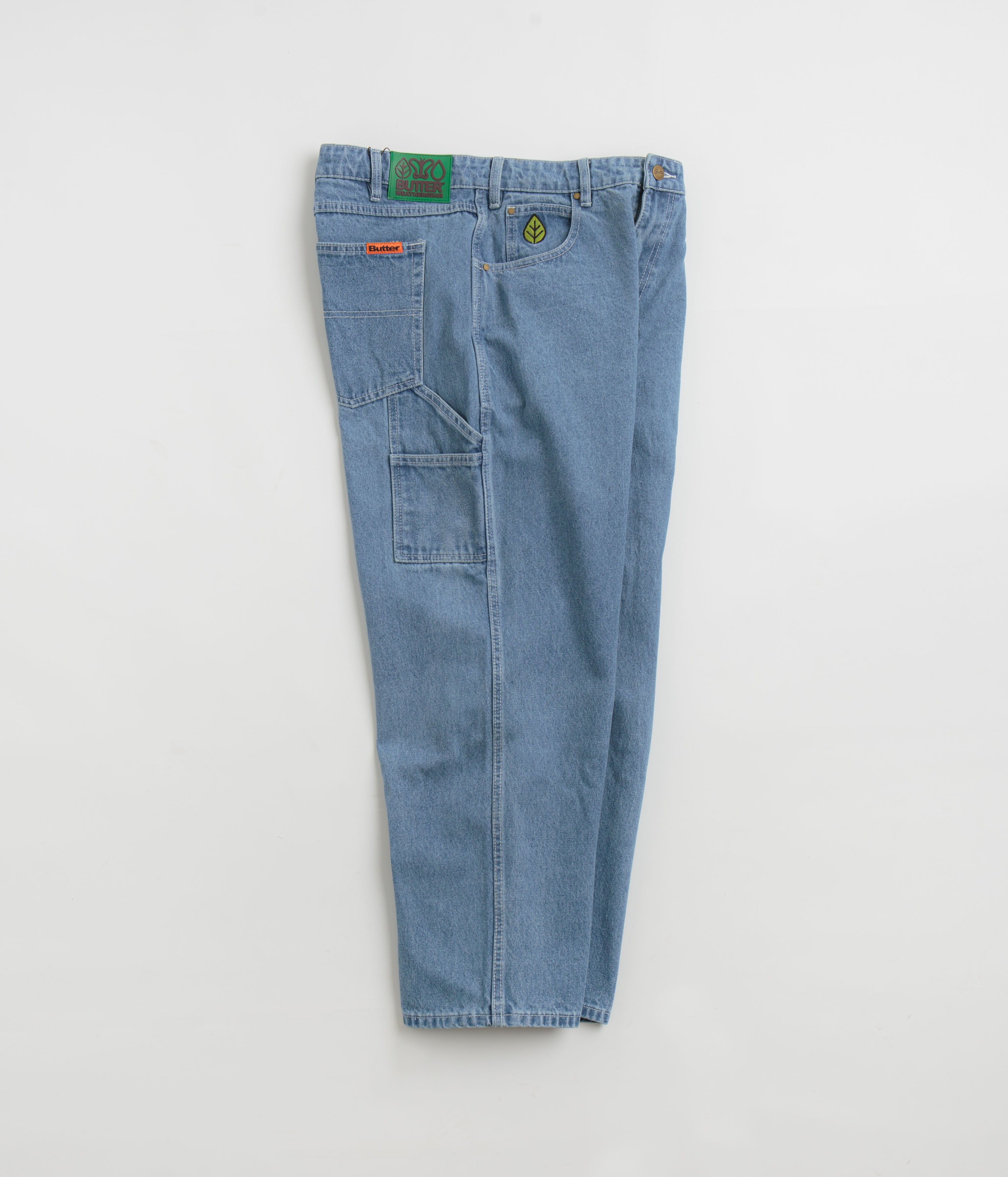 Butter Goods Mid Blue Weathergear Heavyweight Jeans - A Must-Have!