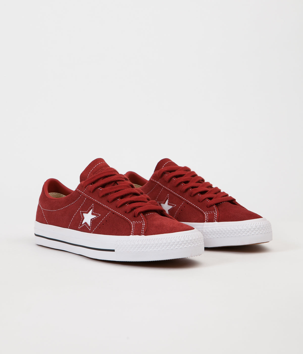 Converse One Star Pro Ox Shoes - Stunning Terra Red