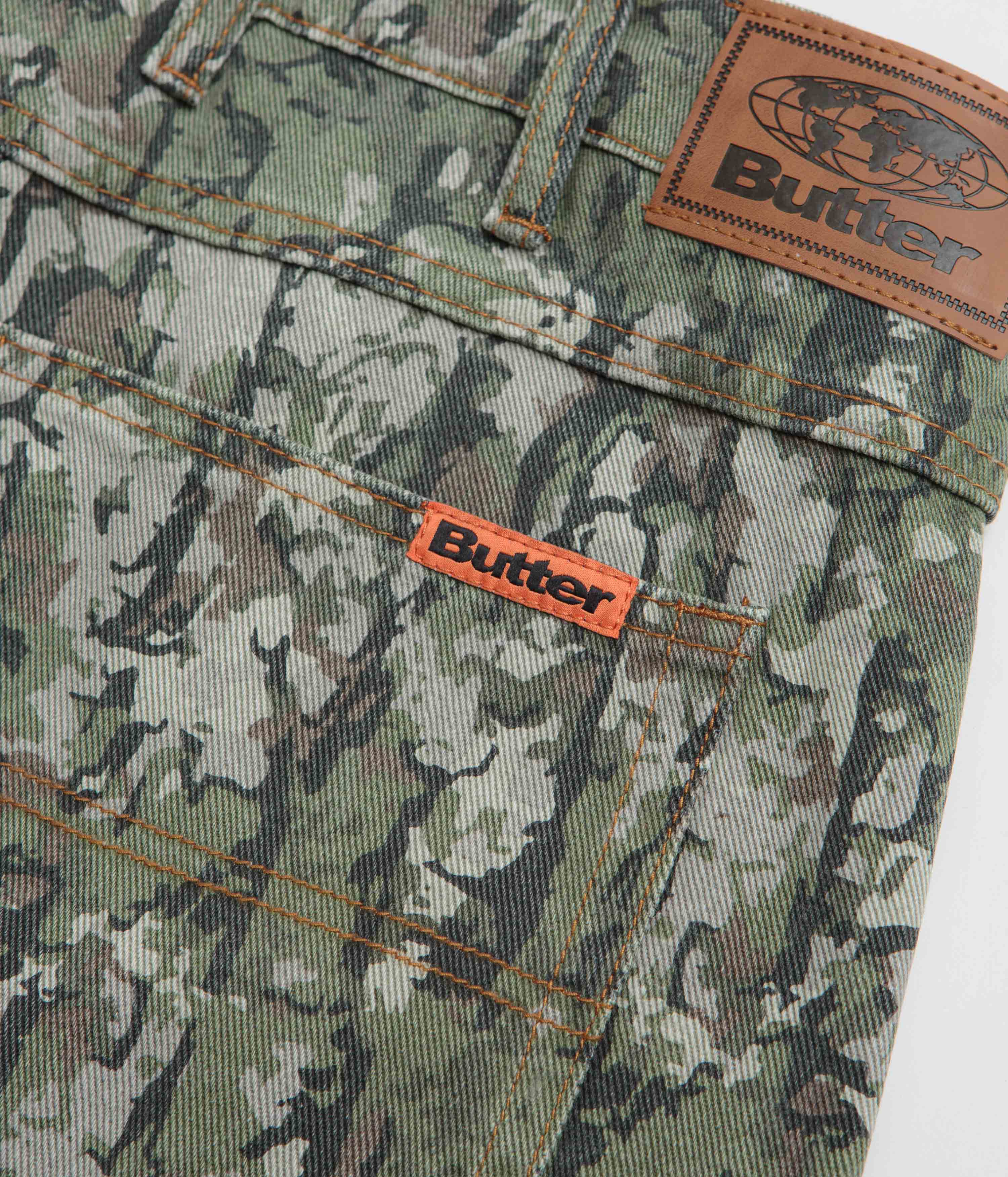 Butter Goods Army Bark Camo Baggy Jeans - Irresistible Style!