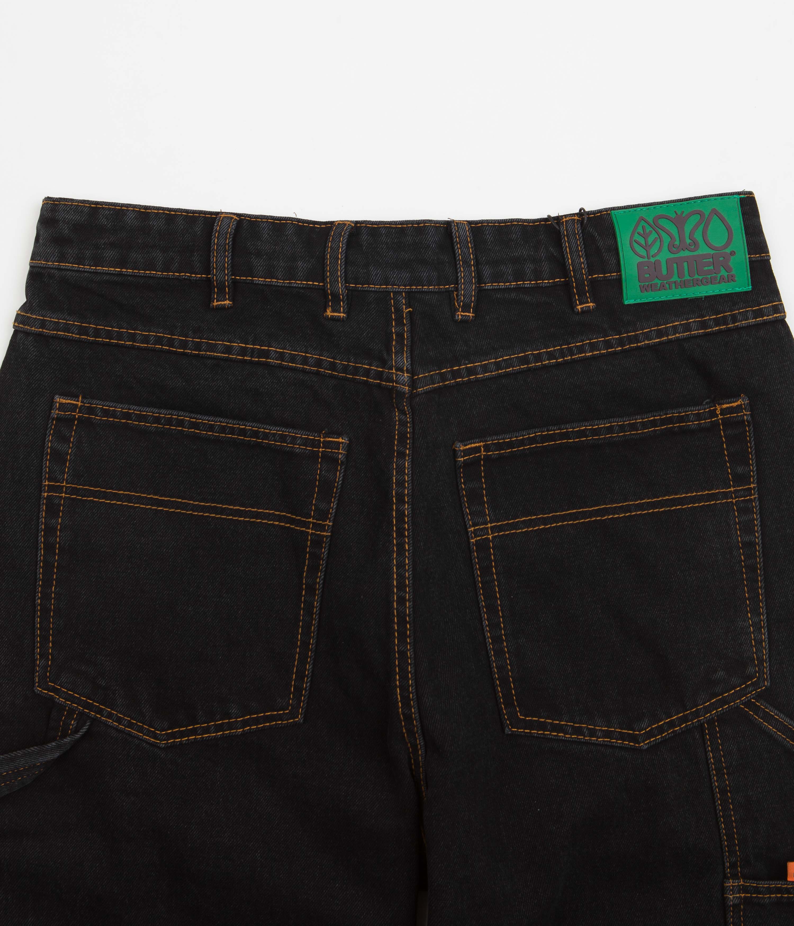 Butter Goods Weathergear Heavyweight Black Jeans - A Skater's Dream