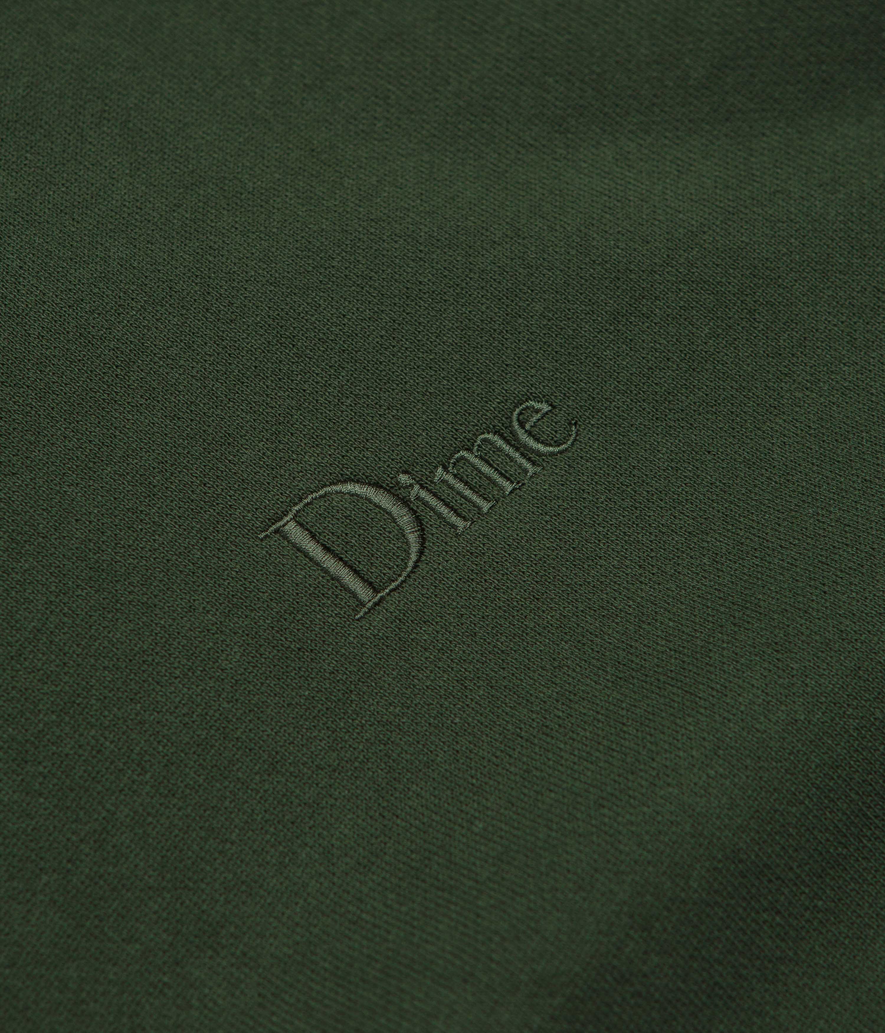 Dime's Stunning Forest Green Classic Small Logo Hoodie