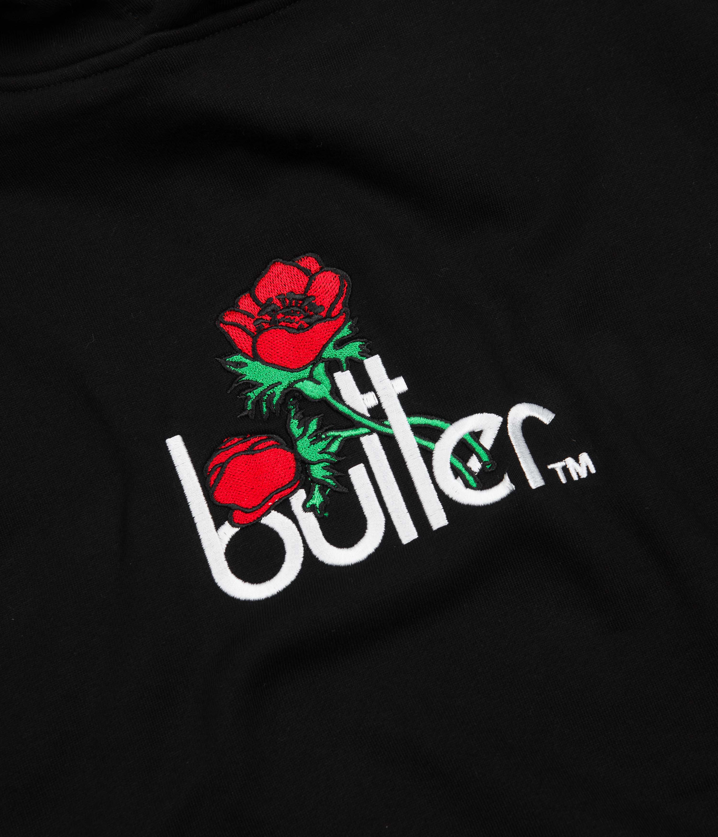 Butter Goods Windflowers Hoodie - Stunning Black
