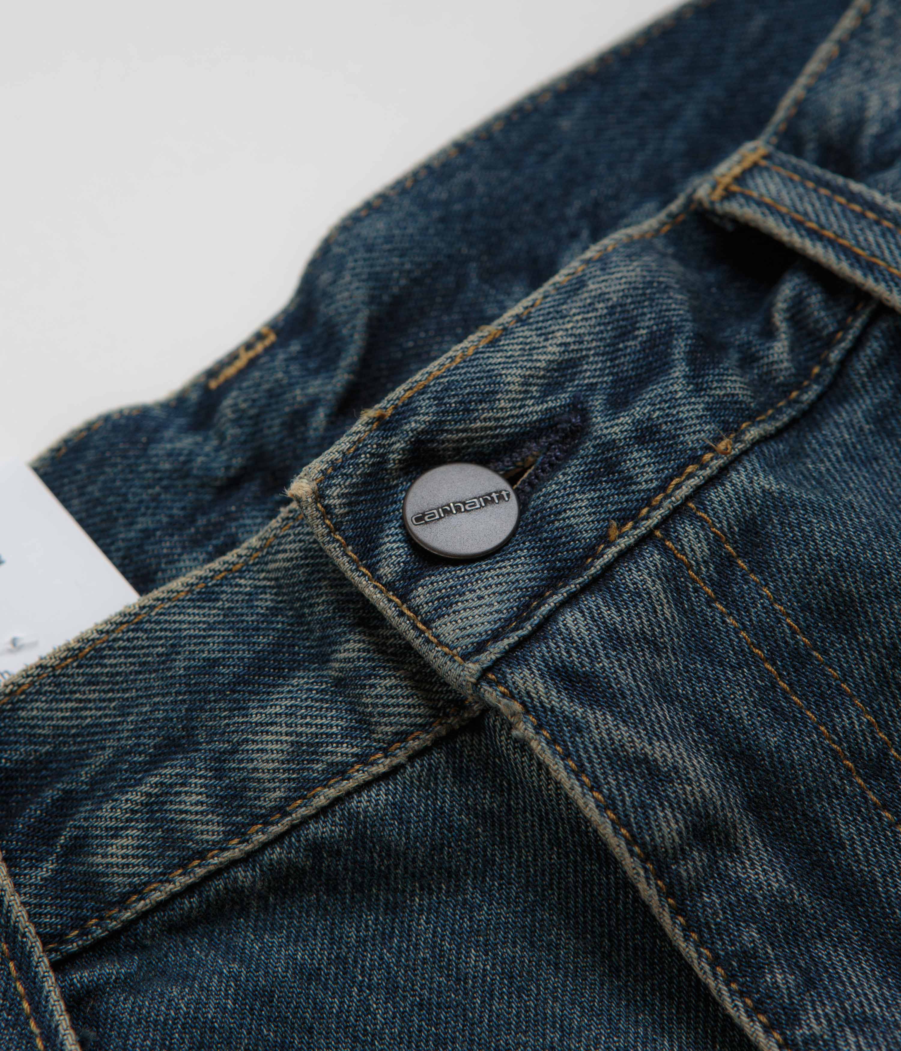 Carhartt Landon Blue Worn Wash Pants - Style with Durability!