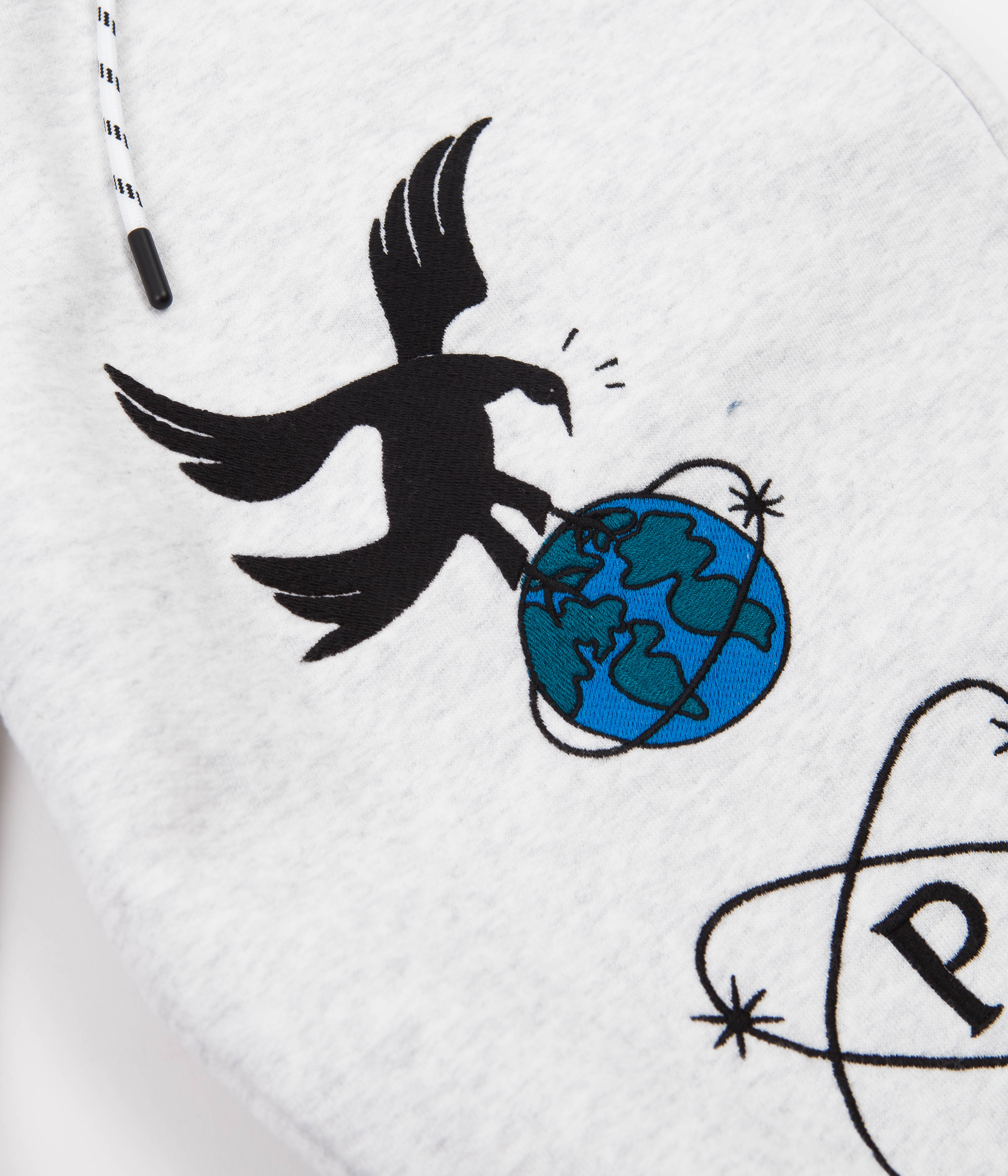 Parra Bird Systems Ash Grey Sweatpants - A Must-Have!