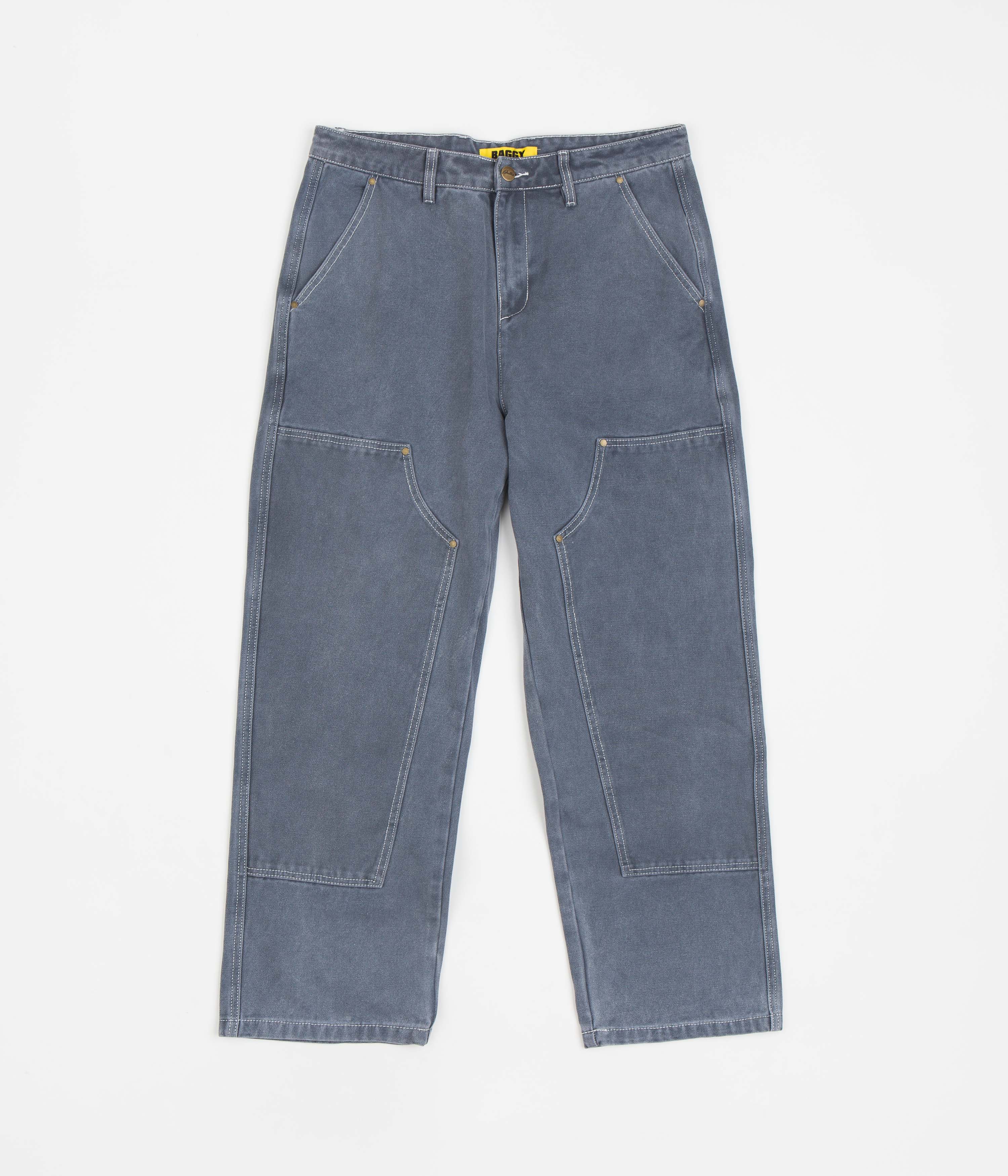 Butter Goods Slate Washed Canvas Double Knee Pants - A Must-Have!