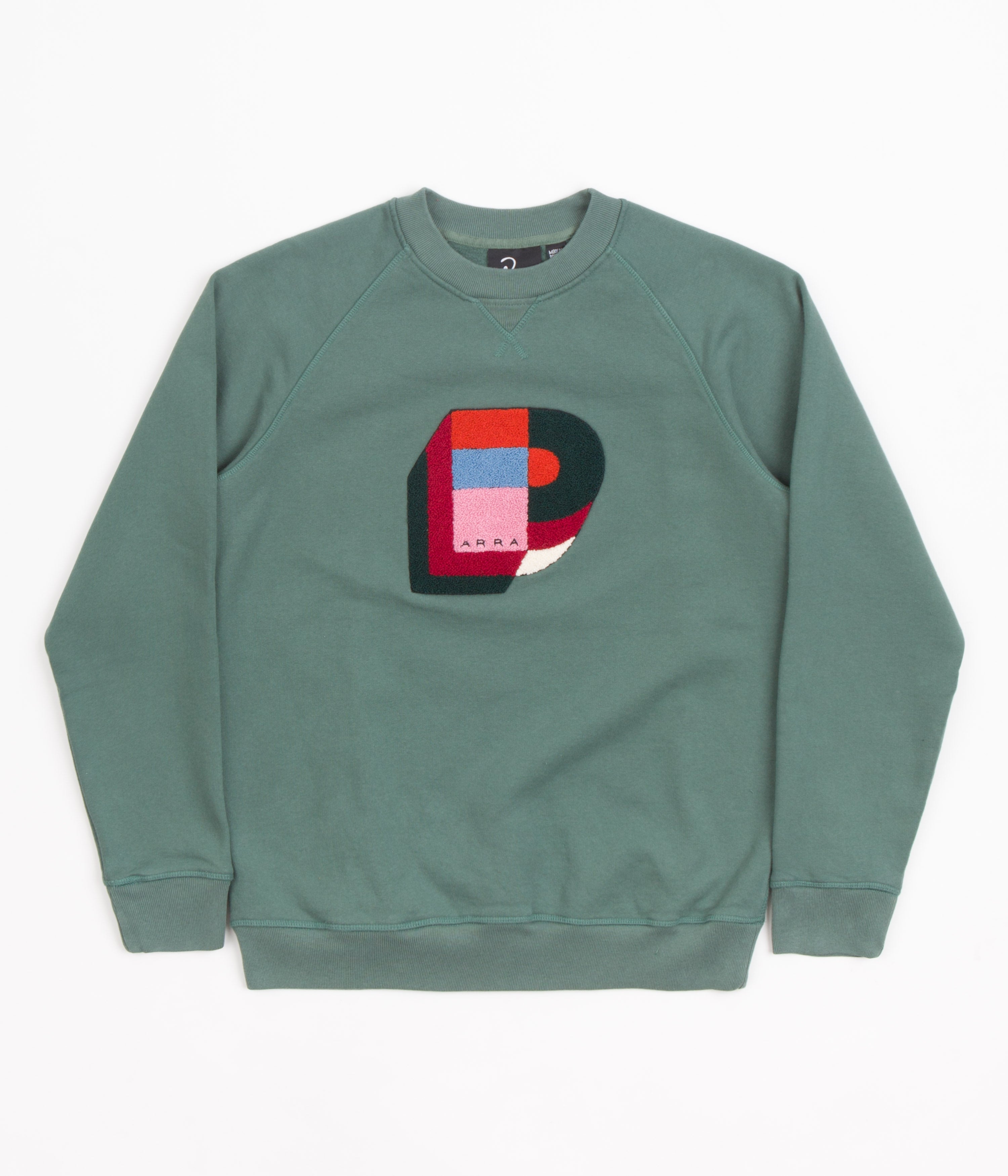 by Parra Green Building Block Logo Crewneck Sweatshirt - A Must-Have!