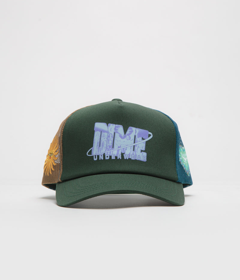 Dime Cosmic Green Trucker Cap - A Must - Have Fashion Piece