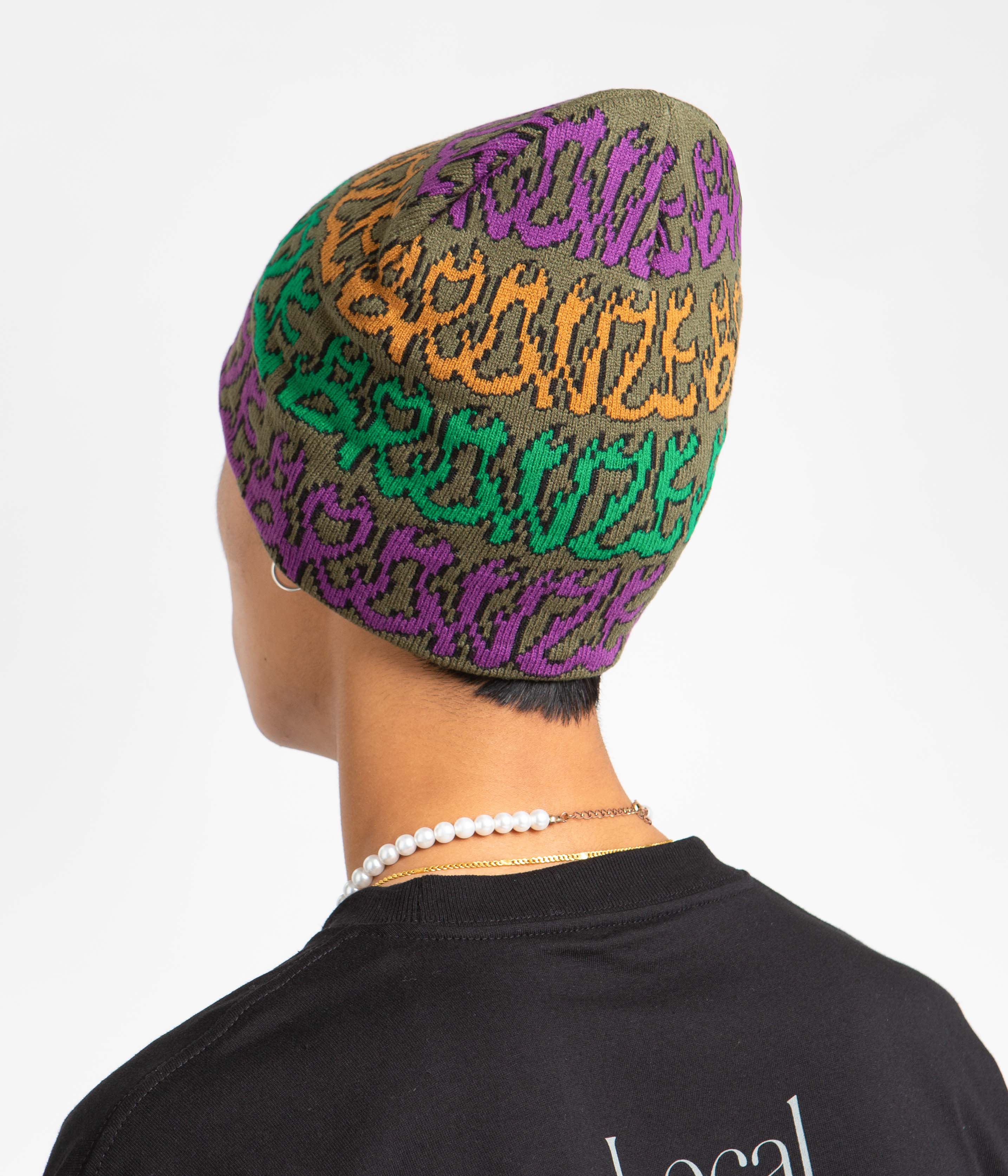 Gorgeous Olive Bronze 56K Flame Beanie