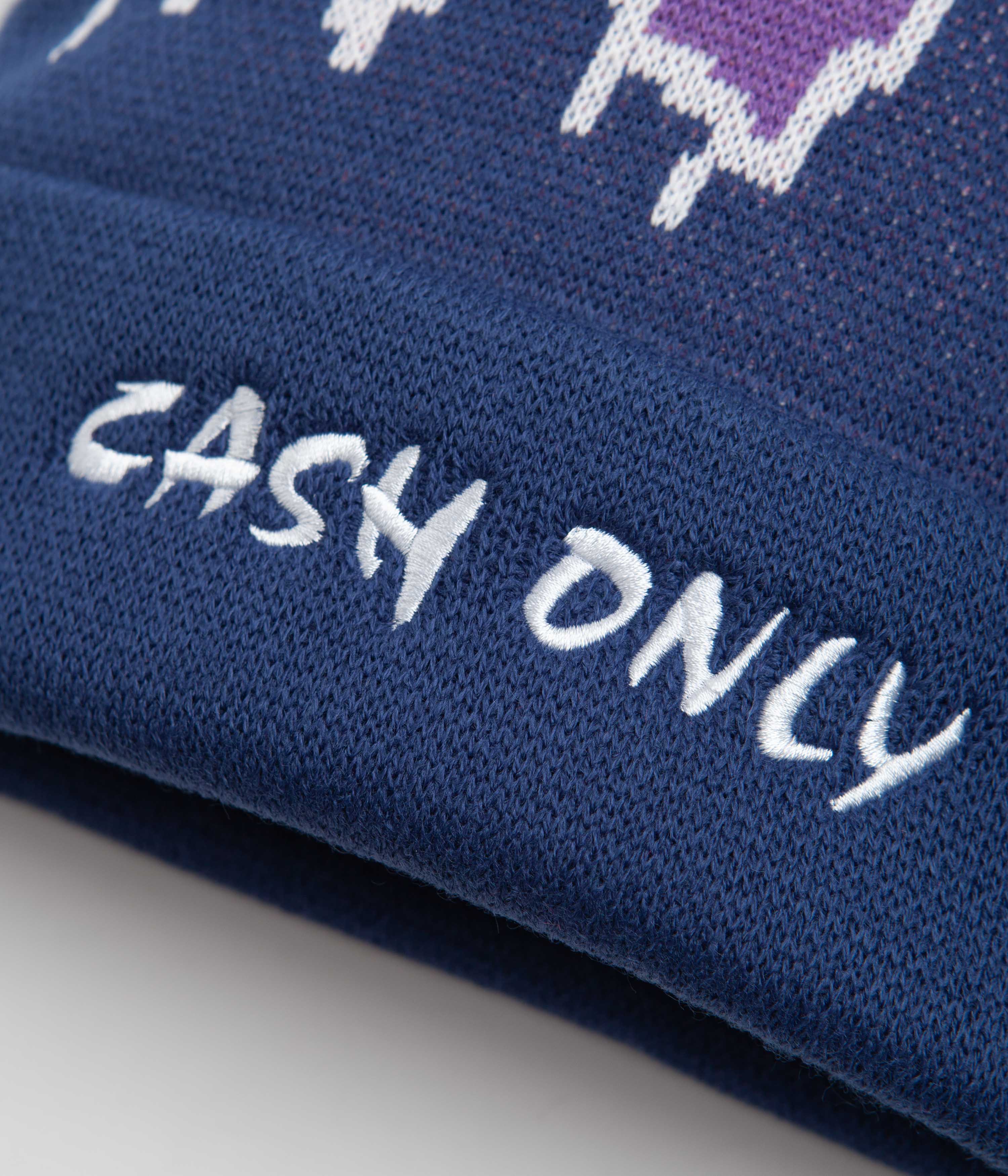Navy Cash Only Skyline Beanie - Must-Have for Urban Style