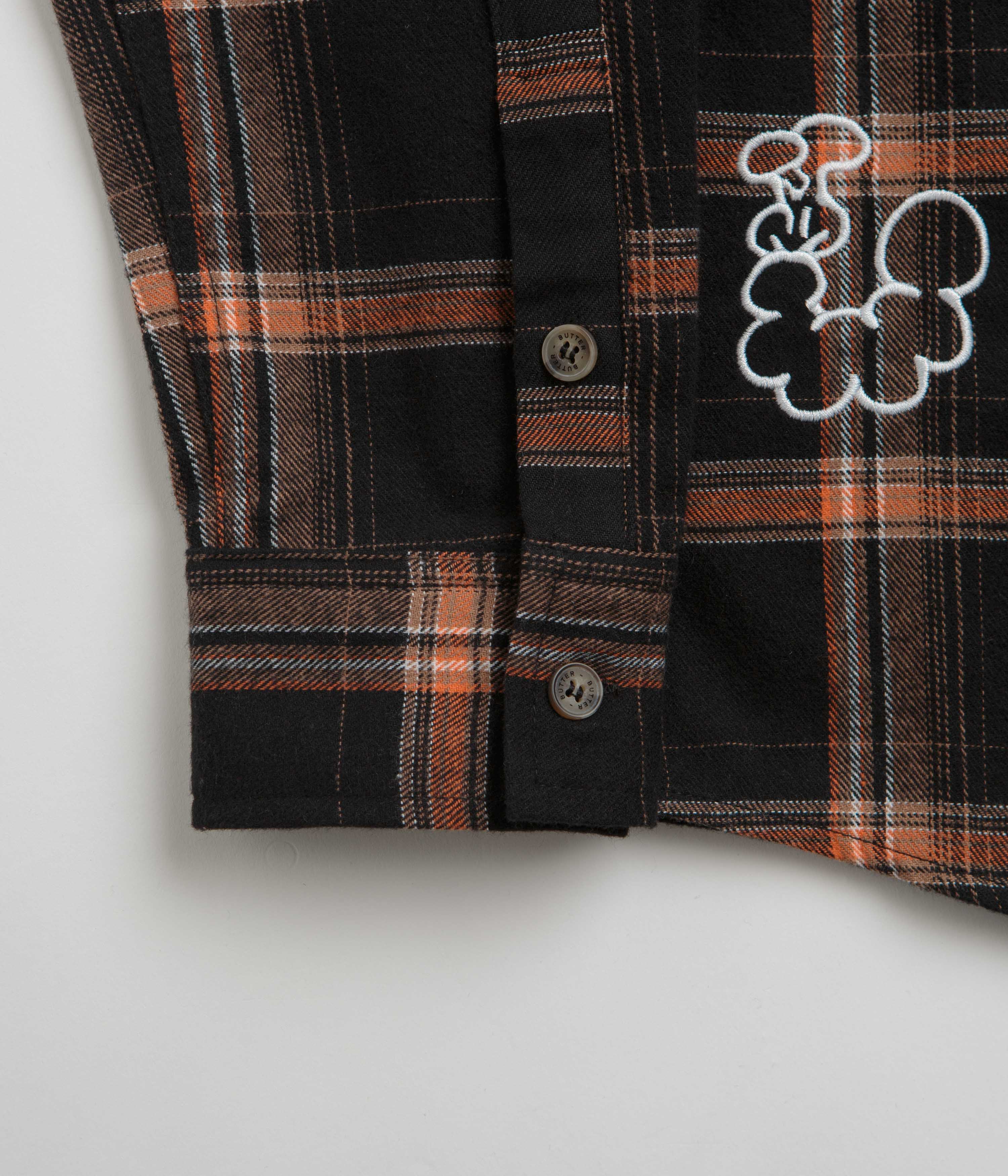 Butter Goods Stylish Black Bugs Flannel Shirt - Grab Yours Now!